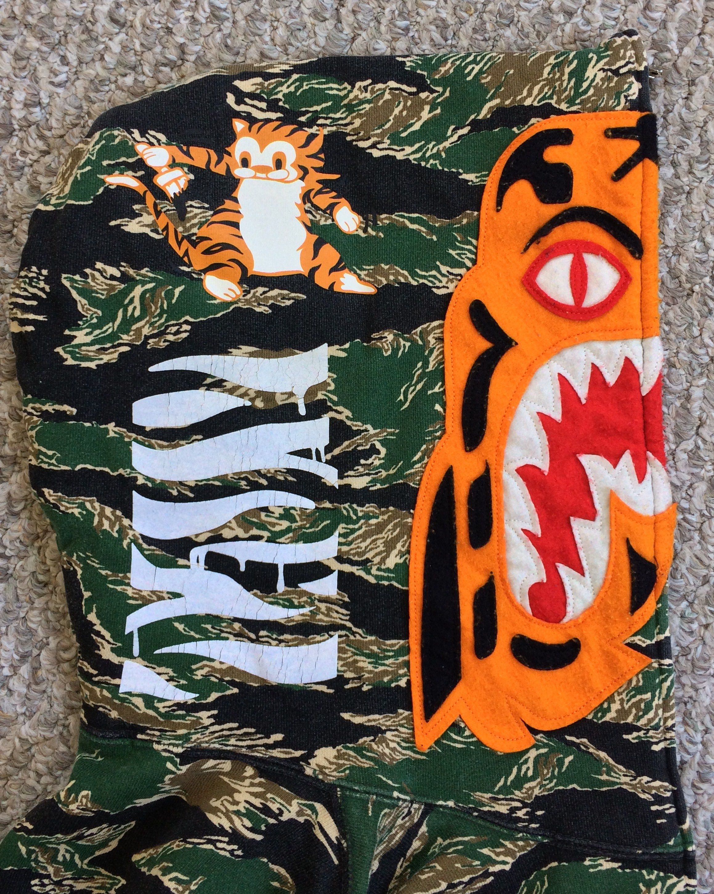 Bape OG Bape Tiger Camo Full Zip Hoodie Size US S / EU 44-46 / 1 - 4 Thumbnail
