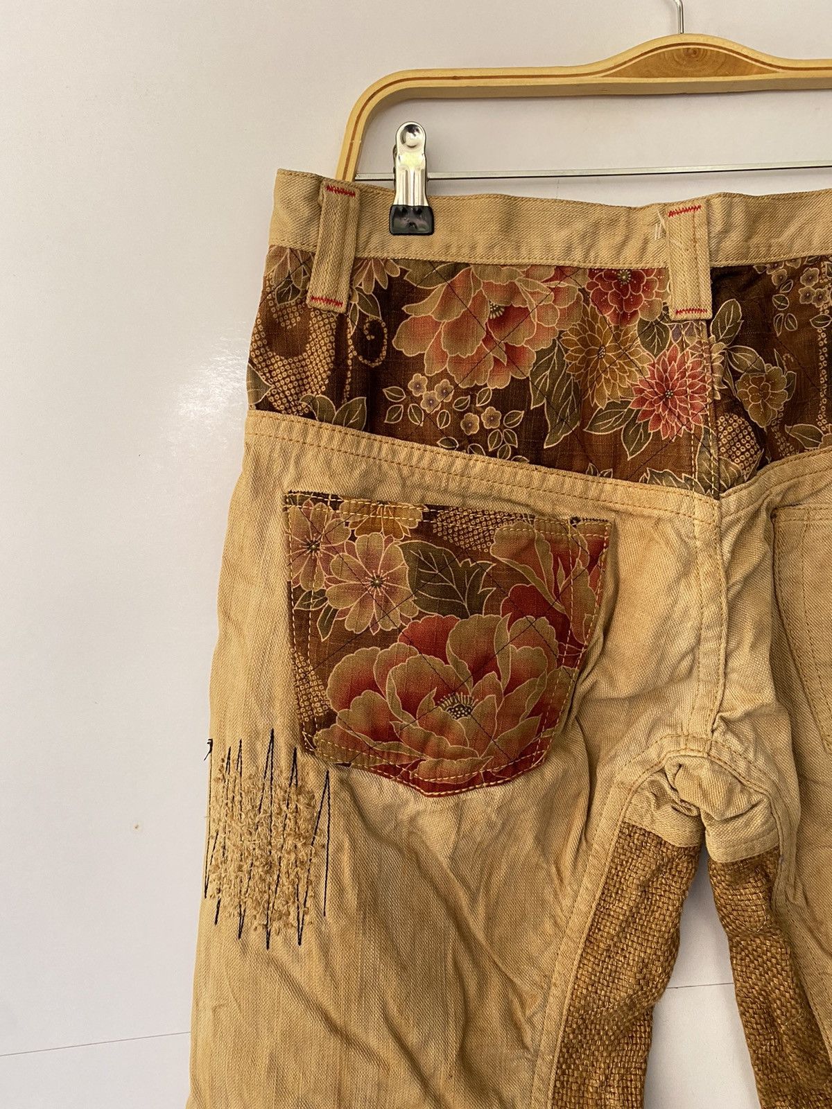 Japanese Brand Vintage Mizra Jeans Reconstruction PatchWork Jeans Rare Size US 36 / EU 52 - 11 Thumbnail