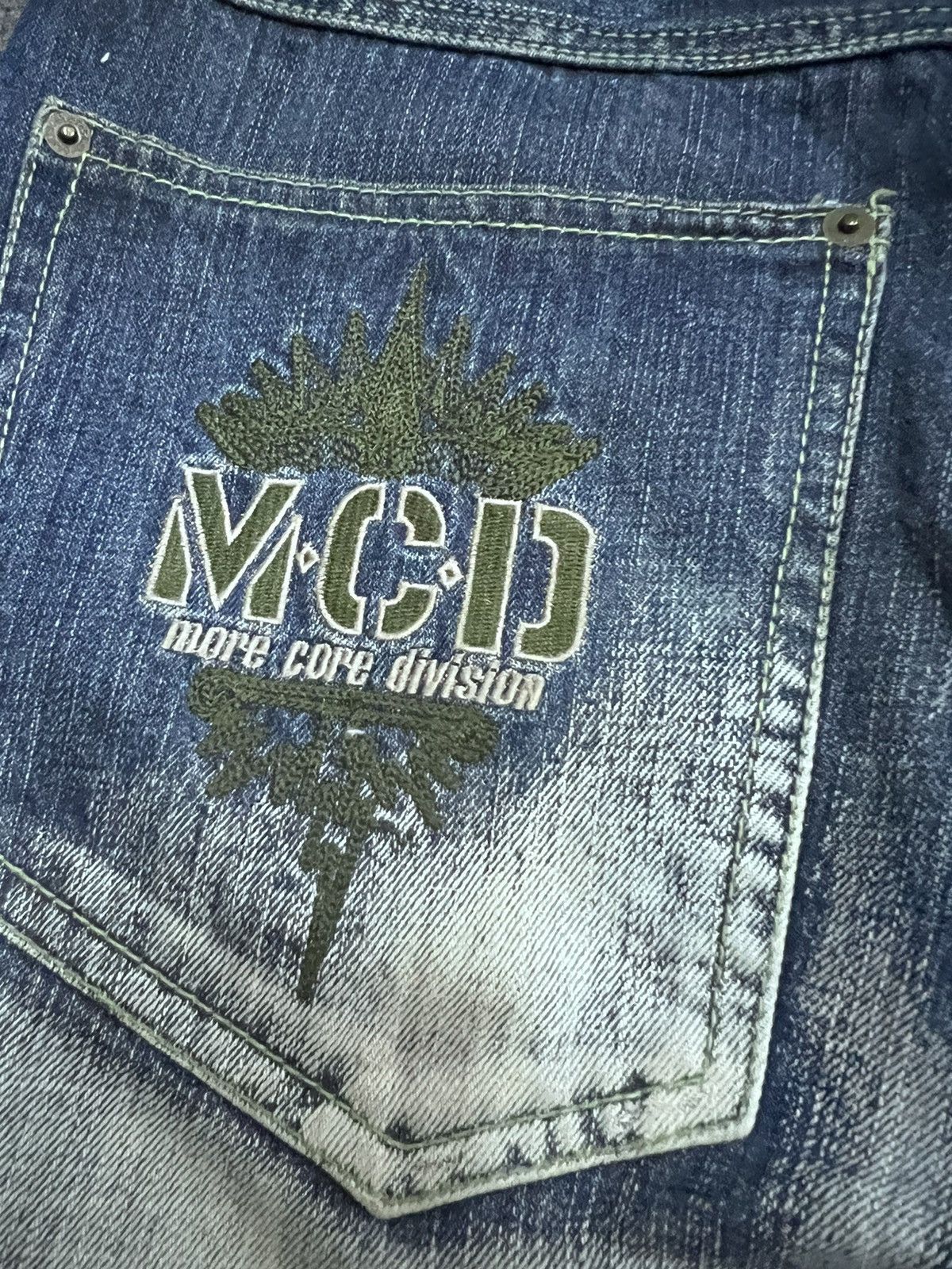 Japanese Brand × Seditionaries SICK🔥Thrashed Patchwork Denim Pants Japanese Brand MCD Size US 31 - 7 Thumbnail