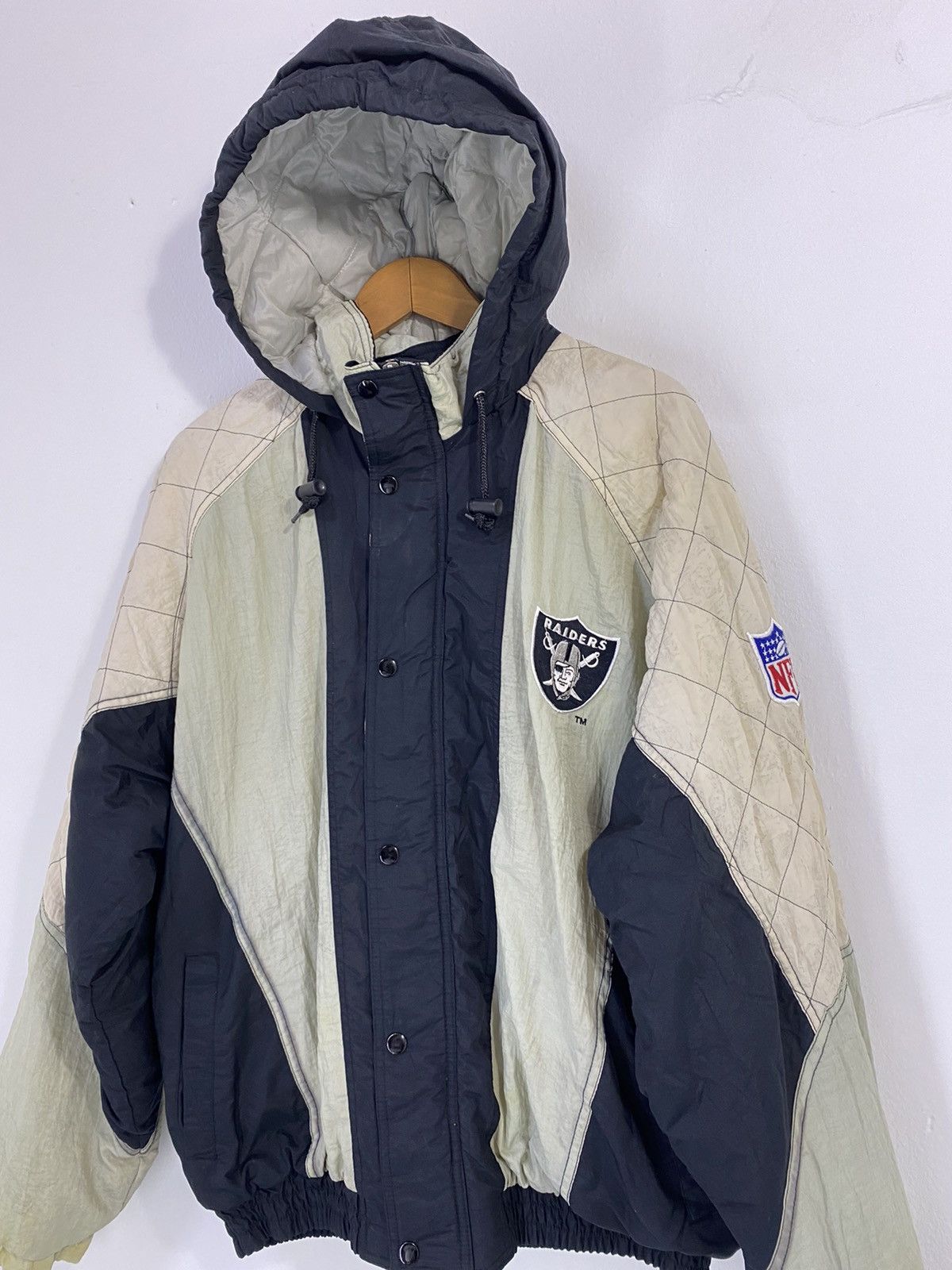 NFL Starter NFL Los Angeles Raiders Jacket Big Logo Design Size US L / EU 52-54 / 3 - 4 Thumbnail