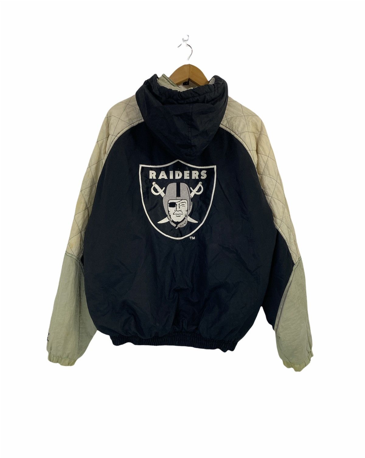 NFL Starter NFL Los Angeles Raiders Jacket Big Logo Design Size US L / EU 52-54 / 3 - 1 Thumbnail