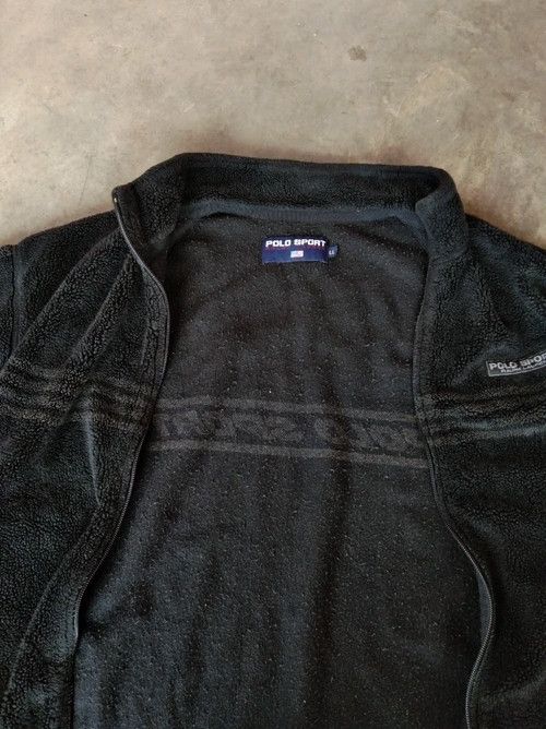 Polo Ralph Lauren 90s Vintage Polo Sport Fleece Zipper Jacket Size US L / EU 52-54 / 3 - 9 Thumbnail