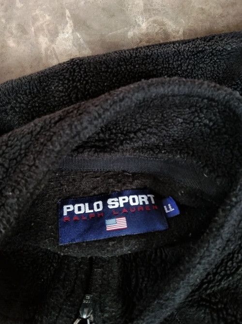 Polo Ralph Lauren 90s Vintage Polo Sport Fleece Zipper Jacket Size US L / EU 52-54 / 3 - 10 Thumbnail