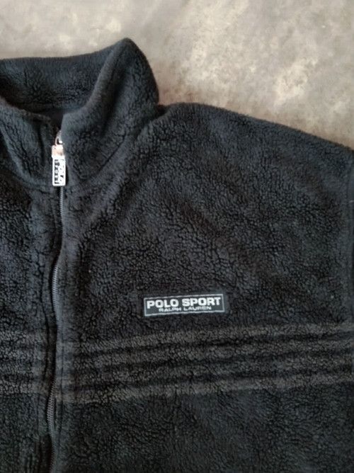 Polo Ralph Lauren 90s Vintage Polo Sport Fleece Zipper Jacket Size US L / EU 52-54 / 3 - 4 Thumbnail