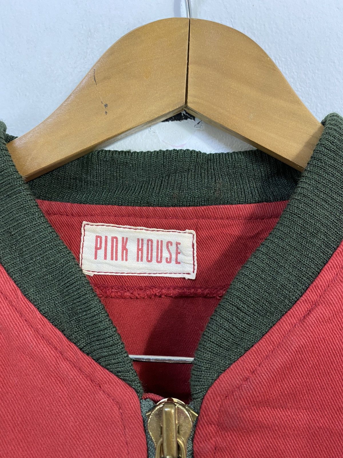 Japanese Brand Pink House Bomber Ma-1 Jacket Bondage Big Logo Design Size US S / EU 44-46 / 1 - 4 Thumbnail