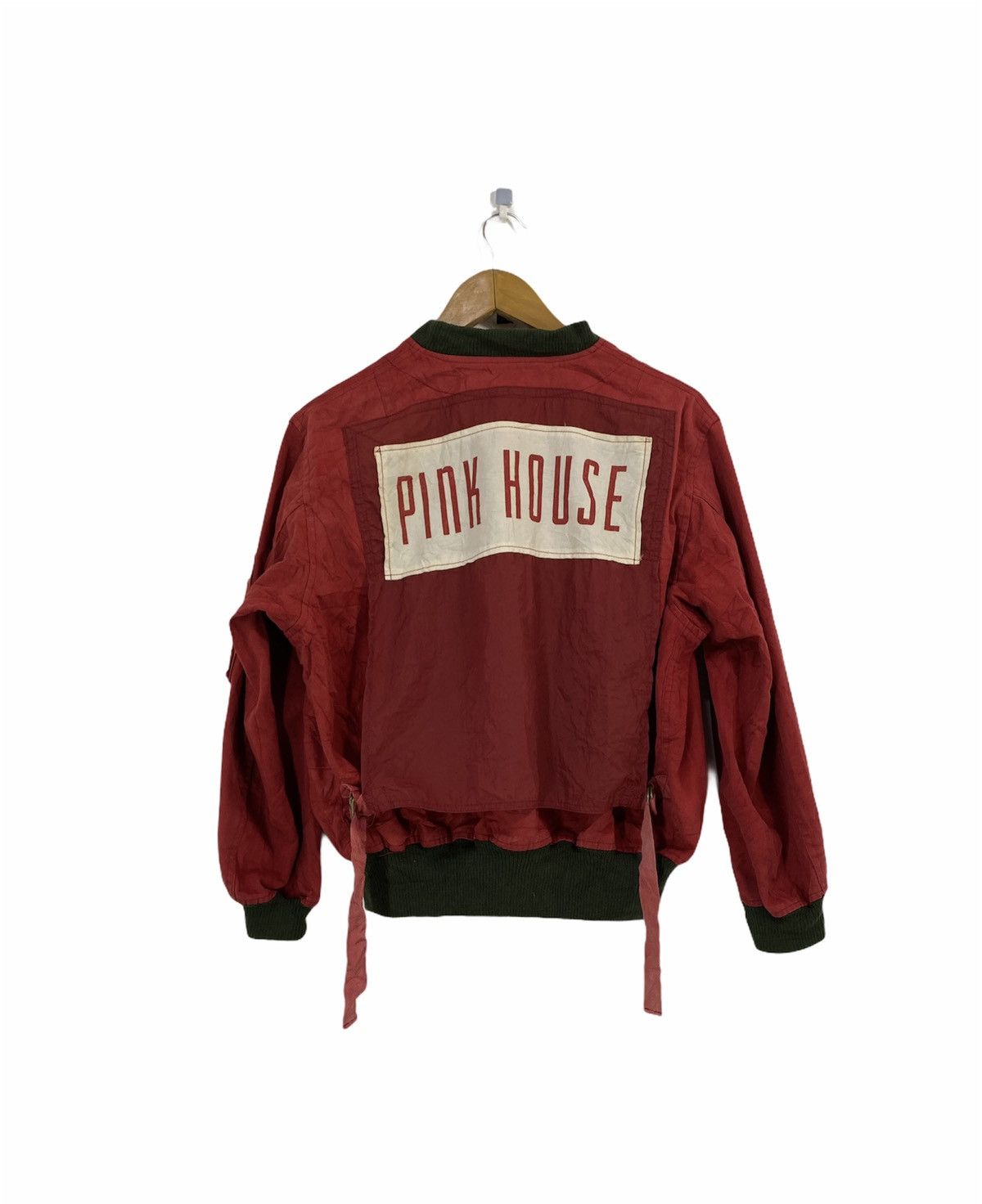 Japanese Brand Pink House Bomber Ma-1 Jacket Bondage Big Logo Design Size US S / EU 44-46 / 1 - 1 Thumbnail