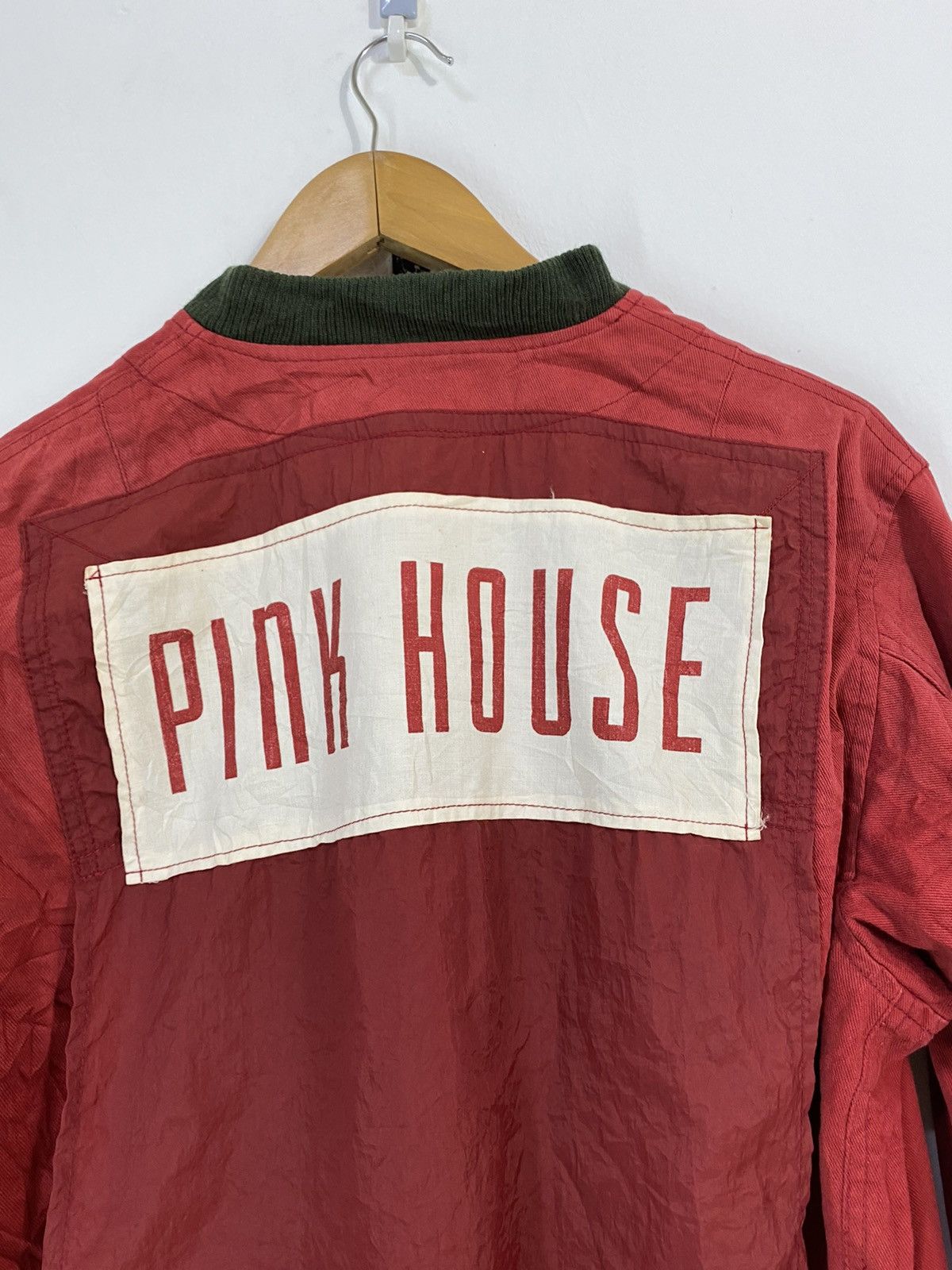 Japanese Brand Pink House Bomber Ma-1 Jacket Bondage Big Logo Design Size US S / EU 44-46 / 1 - 3 Thumbnail