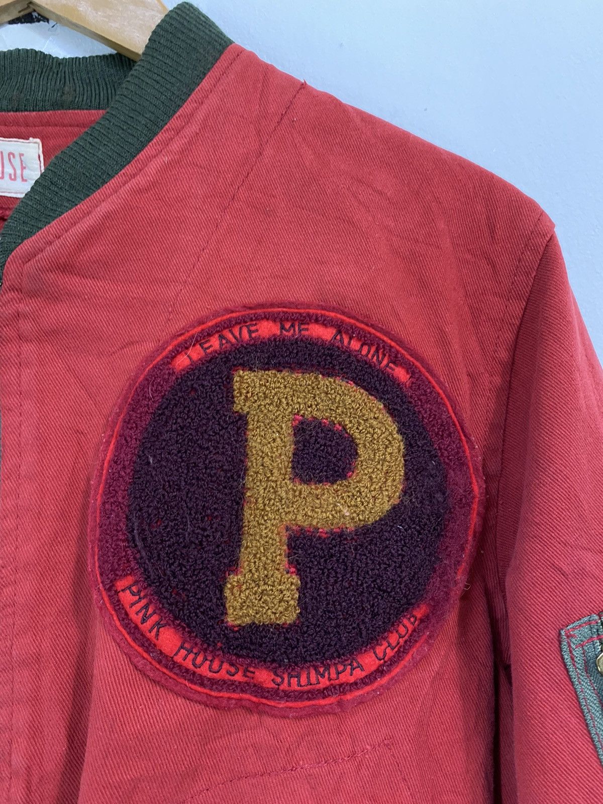 Japanese Brand Pink House Bomber Ma-1 Jacket Bondage Big Logo Design Size US S / EU 44-46 / 1 - 5 Thumbnail