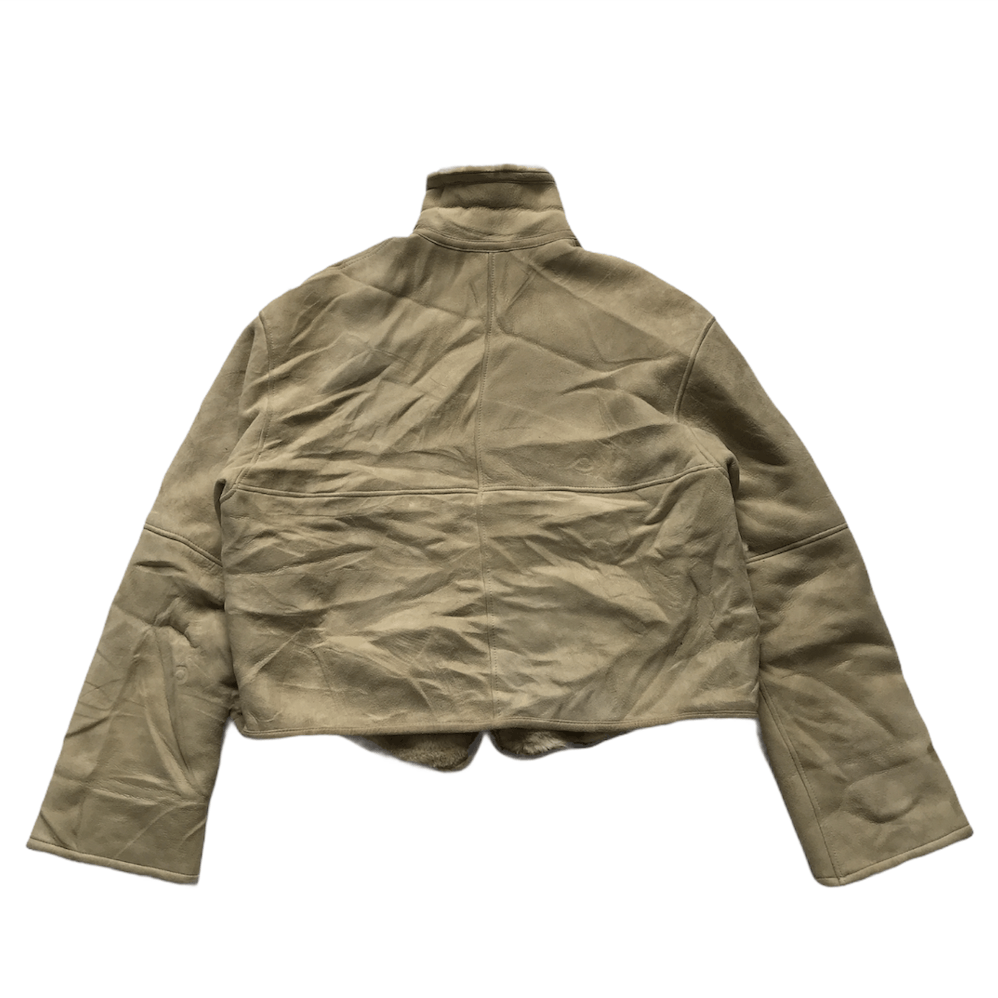 Vintage Vintage Face A Face Patcwork Sherpa Leather Jacket Size US L / EU 52-54 / 3 - 2 Thumbnail