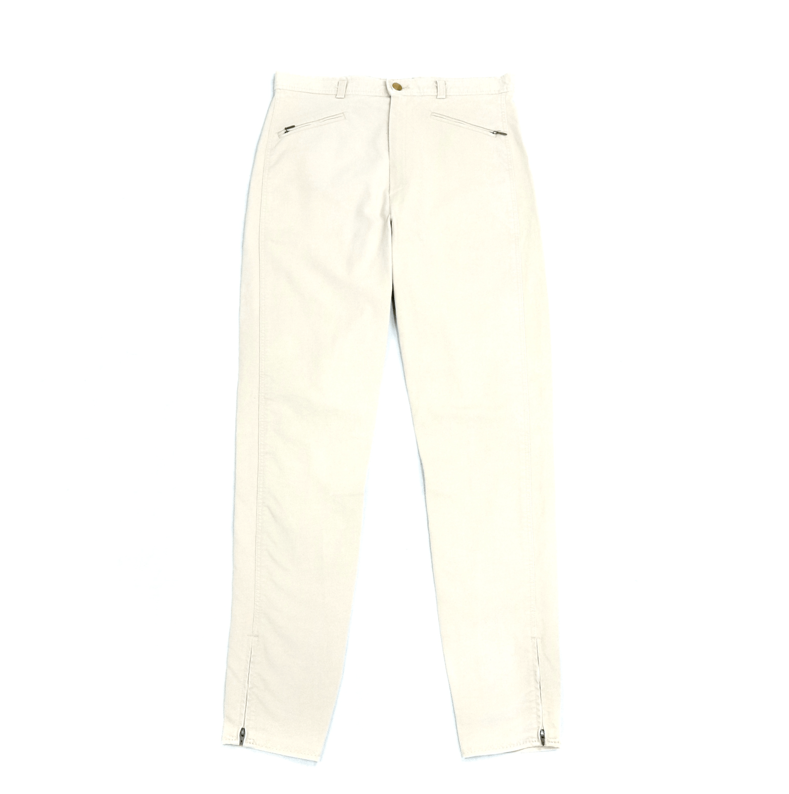Jil Sander 1990s Skinny Zippers Out Pants Size US 28 / EU 44 - 1 Thumbnail