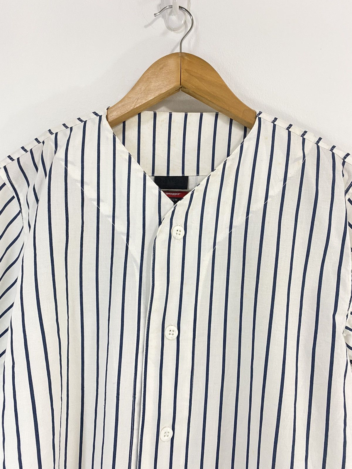 Japanese Brand × Swagger $$ Sweagger Baseball Shirt Design Big Logo Stripe Design Size US M / EU 48-50 / 2 - 6 Thumbnail
