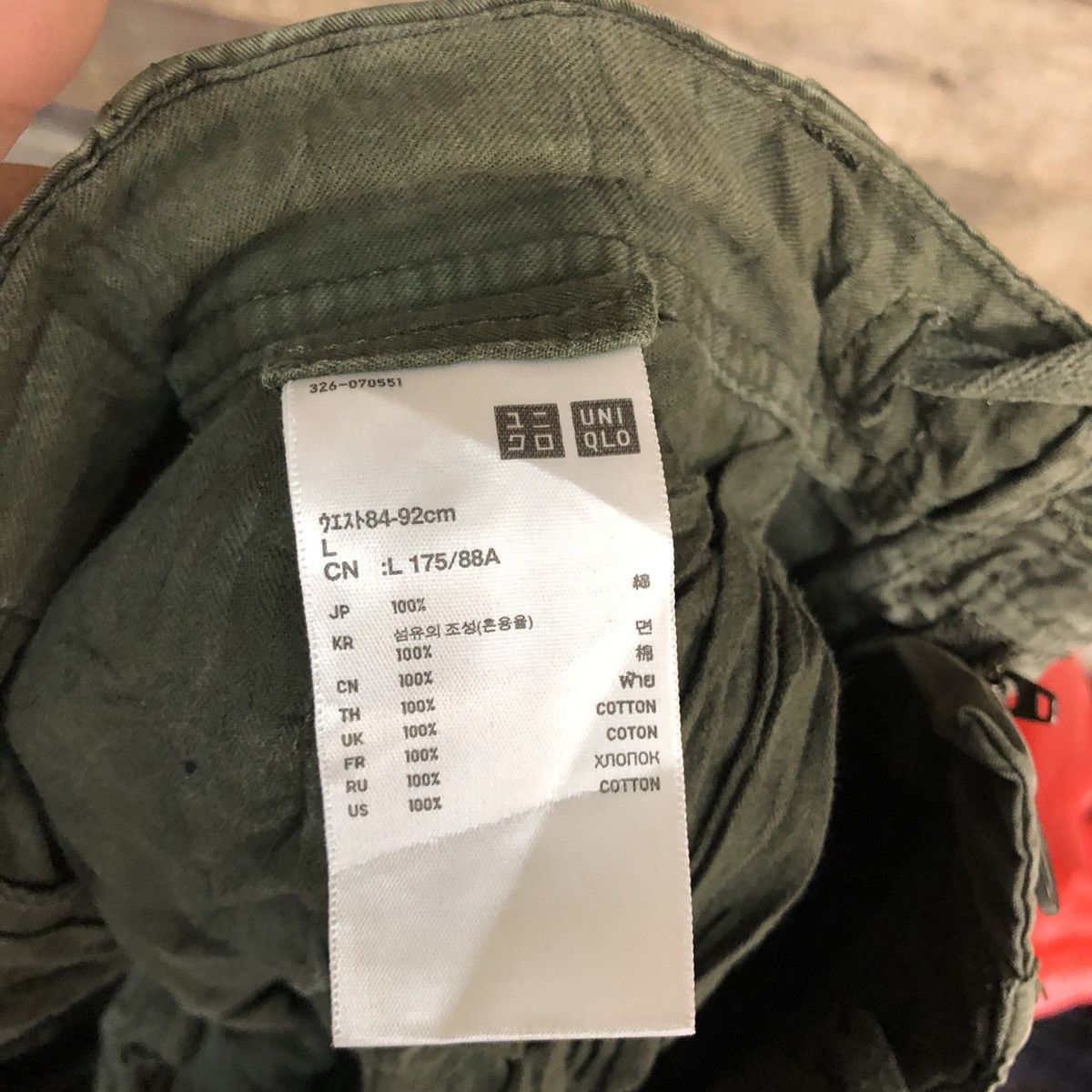 Japanese Brand Uniqlo Green Multipocket Tactical Cargo Pants #c1019 Size US 33 - 11 Thumbnail
