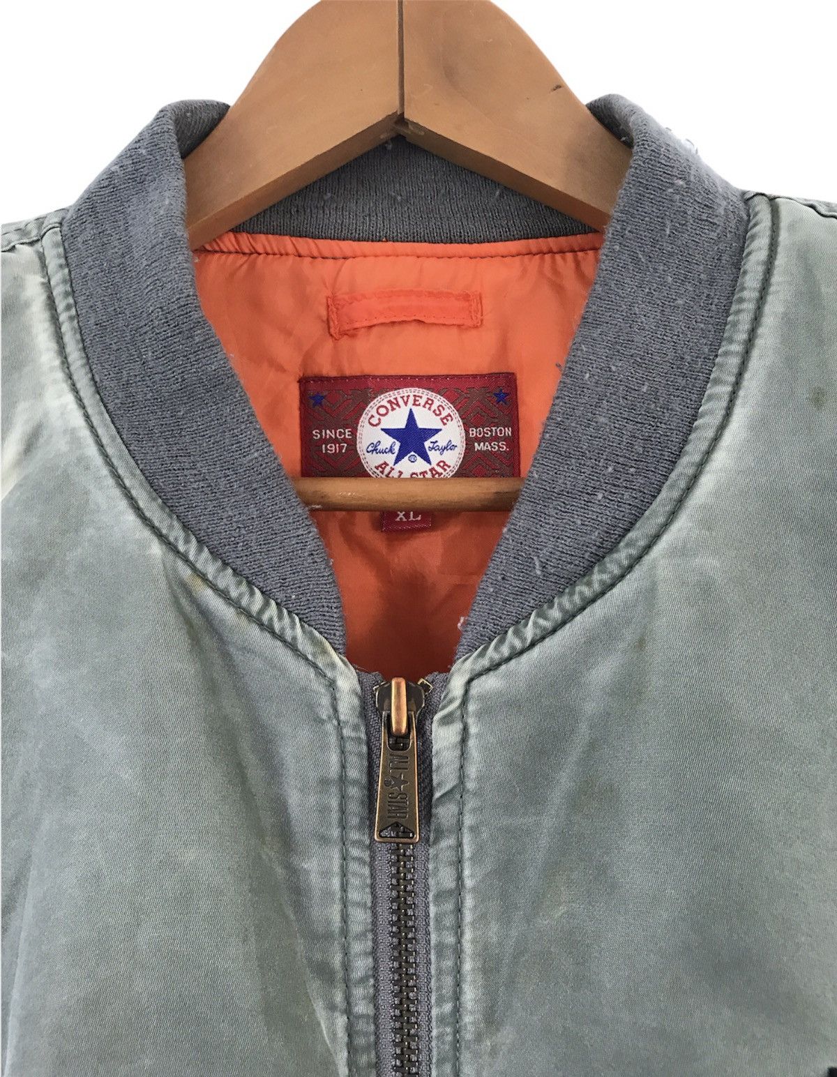 Converse × Vintage Vintage 90's Converse Bombers Jacket Size US L / EU 52-54 / 3 - 9 Thumbnail