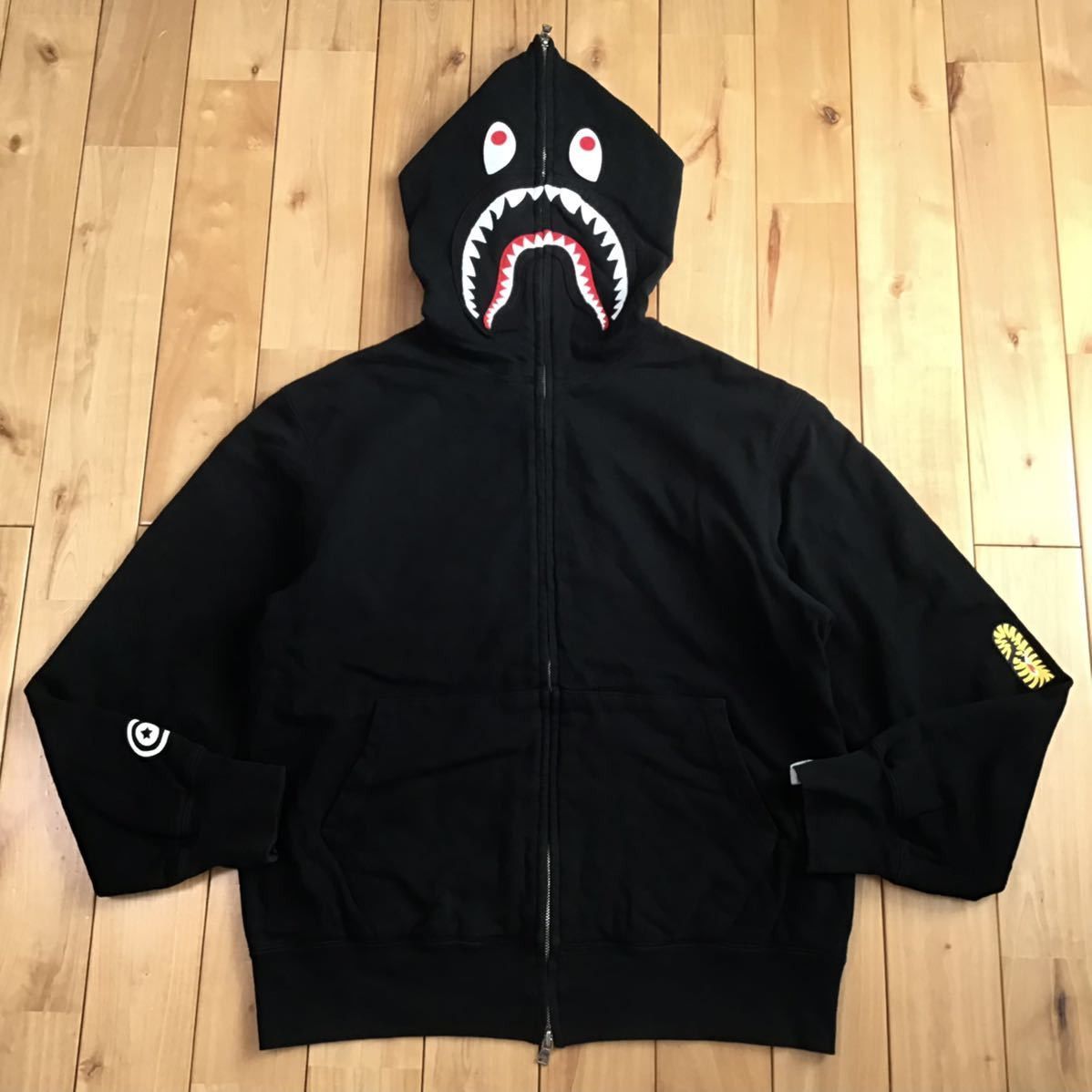 image of Nfs Limited 2006 2Nd Shark Full Zip Hoodie Bape Ape Nigo in Black, Men's (Size Small)