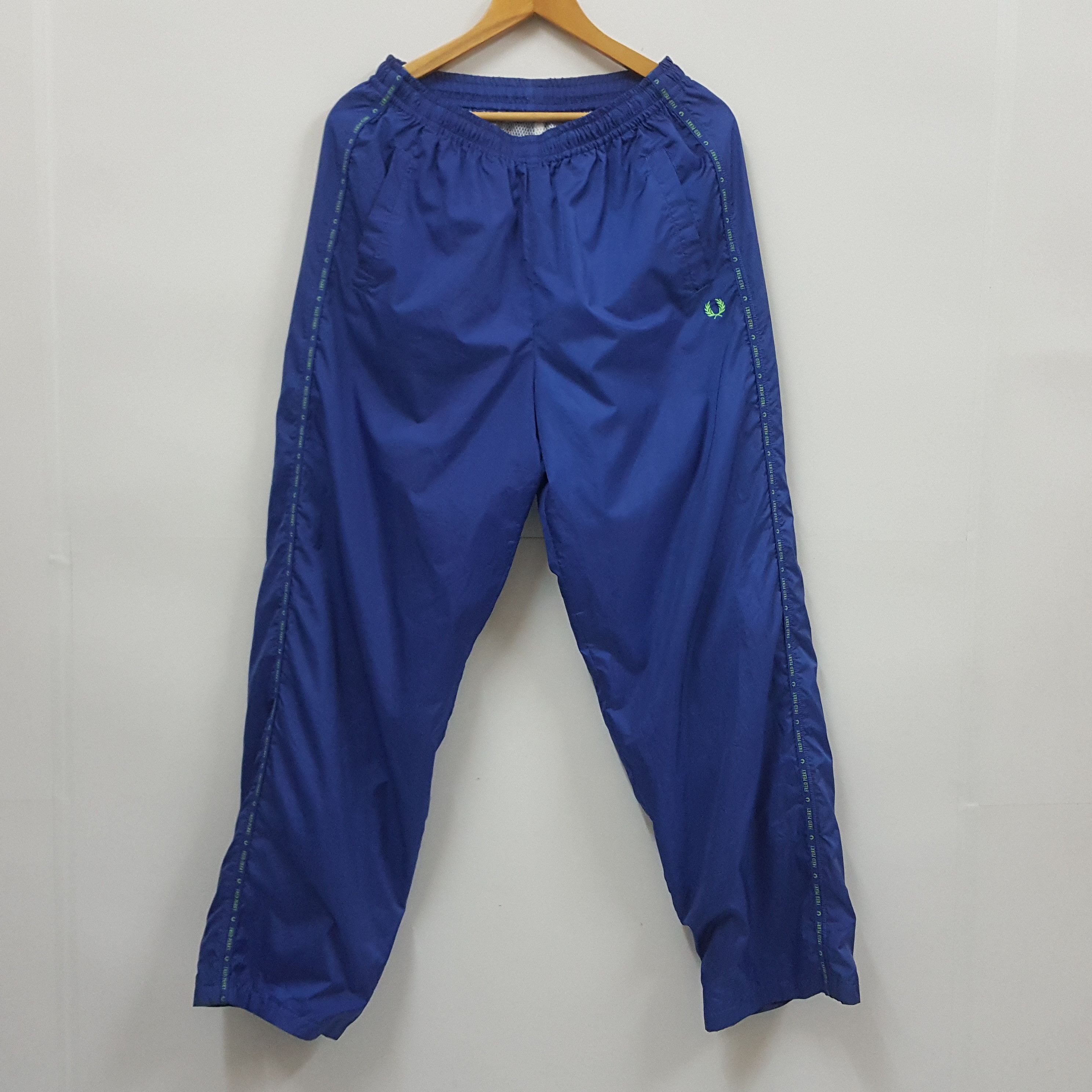 Fred Perry × Vintage Vintage Fred Perry stripe small logo design sweatpants Size US 30 / EU 46 - 1 Thumbnail