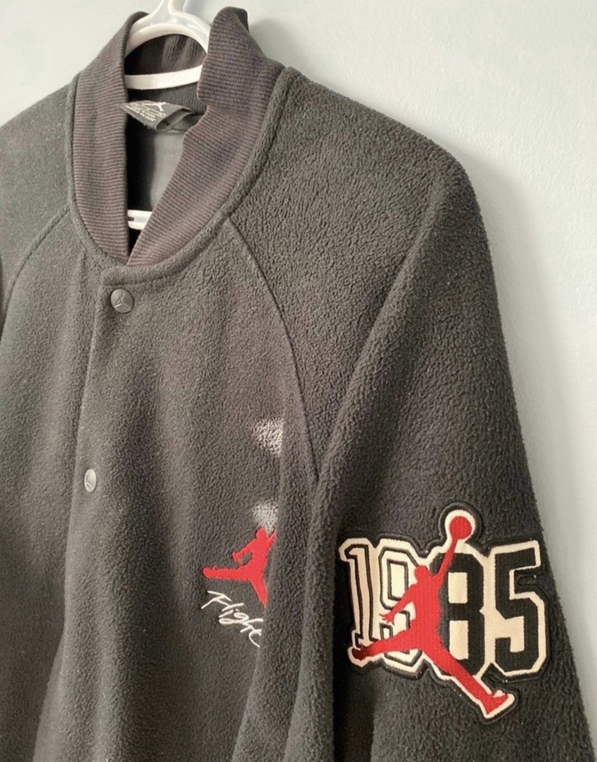 Vintage Nike Jordan 20th Anniversary Fleece Bomber Size US L / EU 52-54 / 3 - 4 Thumbnail
