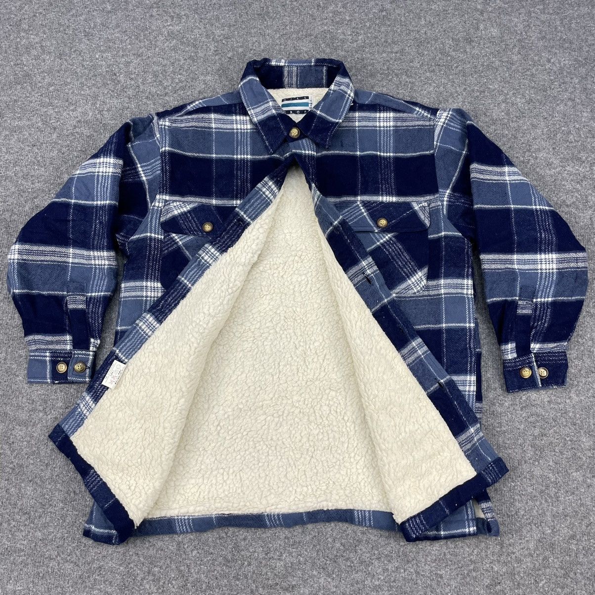 Flannel × Japanese Brand × Vintage Hill Crop Vintage Flannel Wool Sherpa Jacket Size US M / EU 48-50 / 2 - 1 Thumbnail