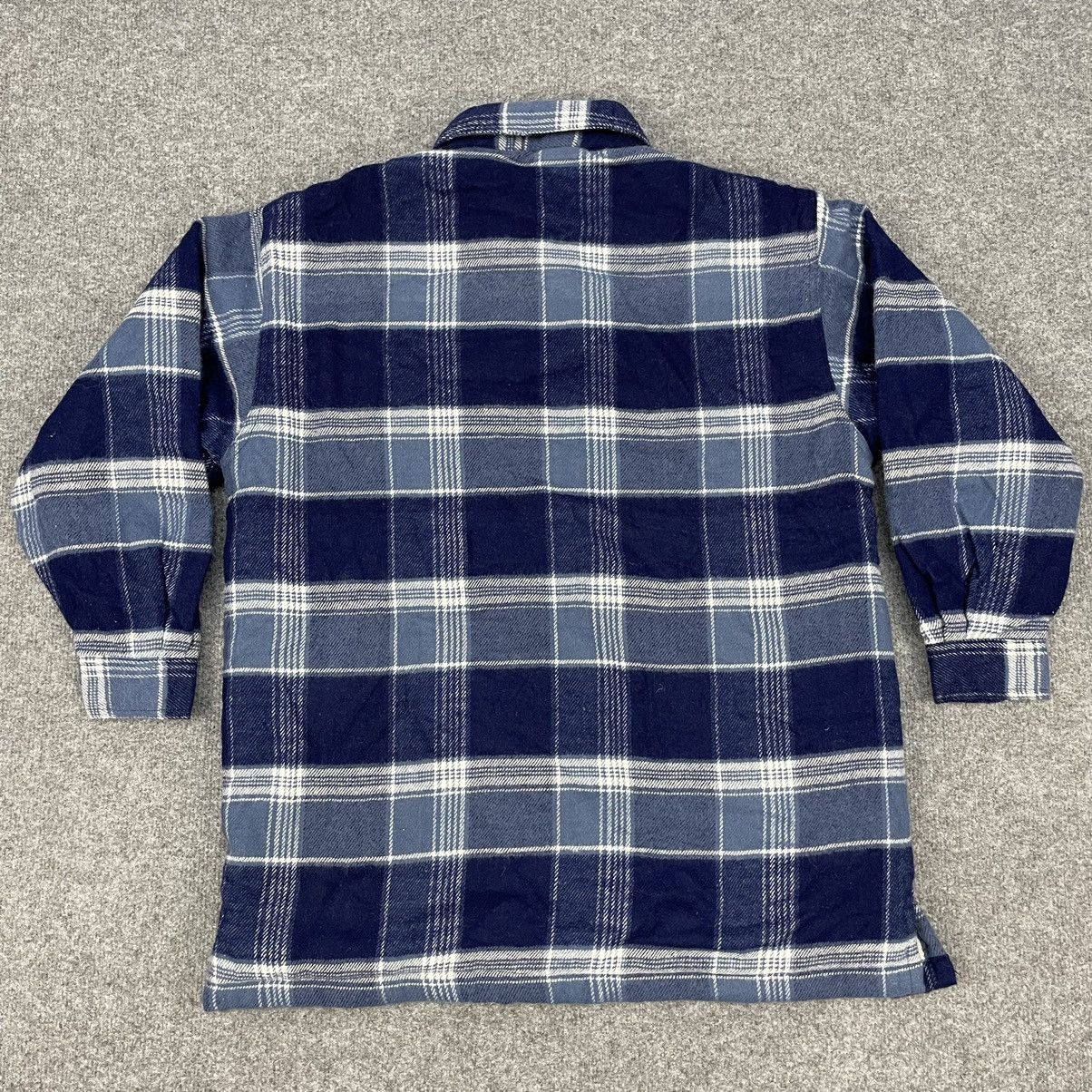 Flannel × Japanese Brand × Vintage Hill Crop Vintage Flannel Wool Sherpa Jacket Size US M / EU 48-50 / 2 - 4 Thumbnail