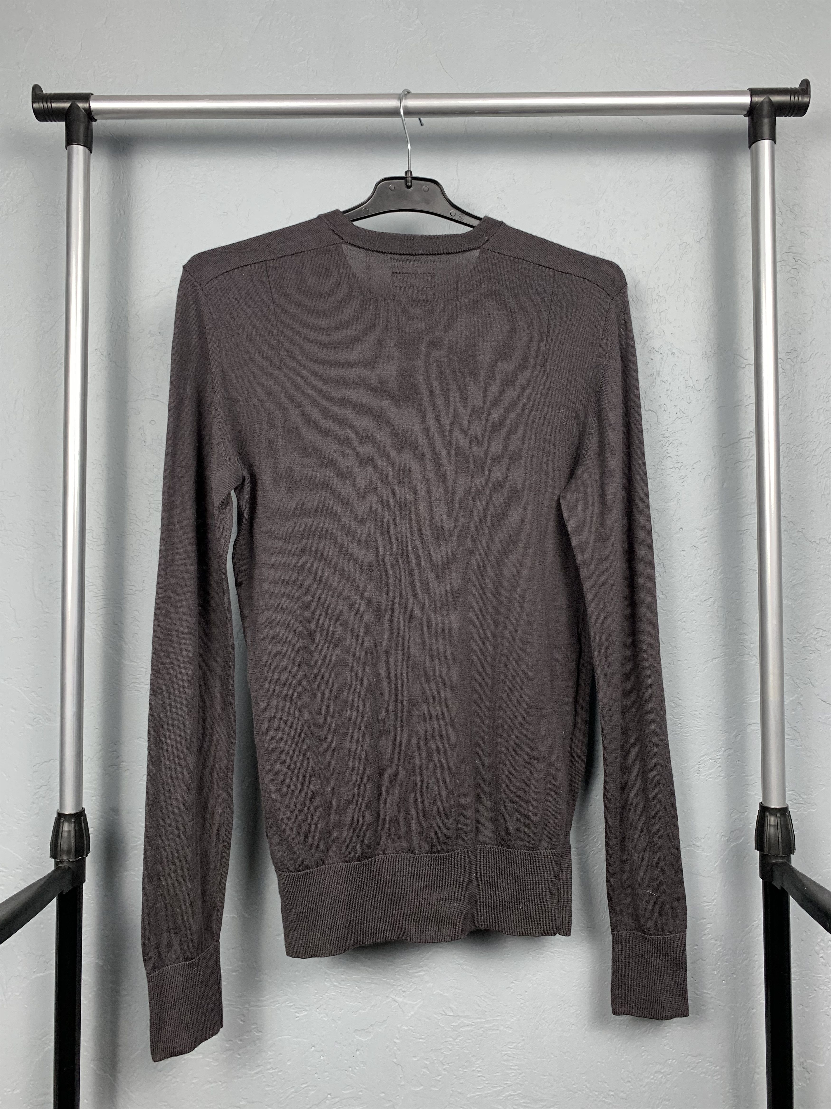 Allsaints AllSaints Mens Mode Merino Crew Neck Wool Knit Sweater Size US S / EU 44-46 / 1 - 5 Thumbnail