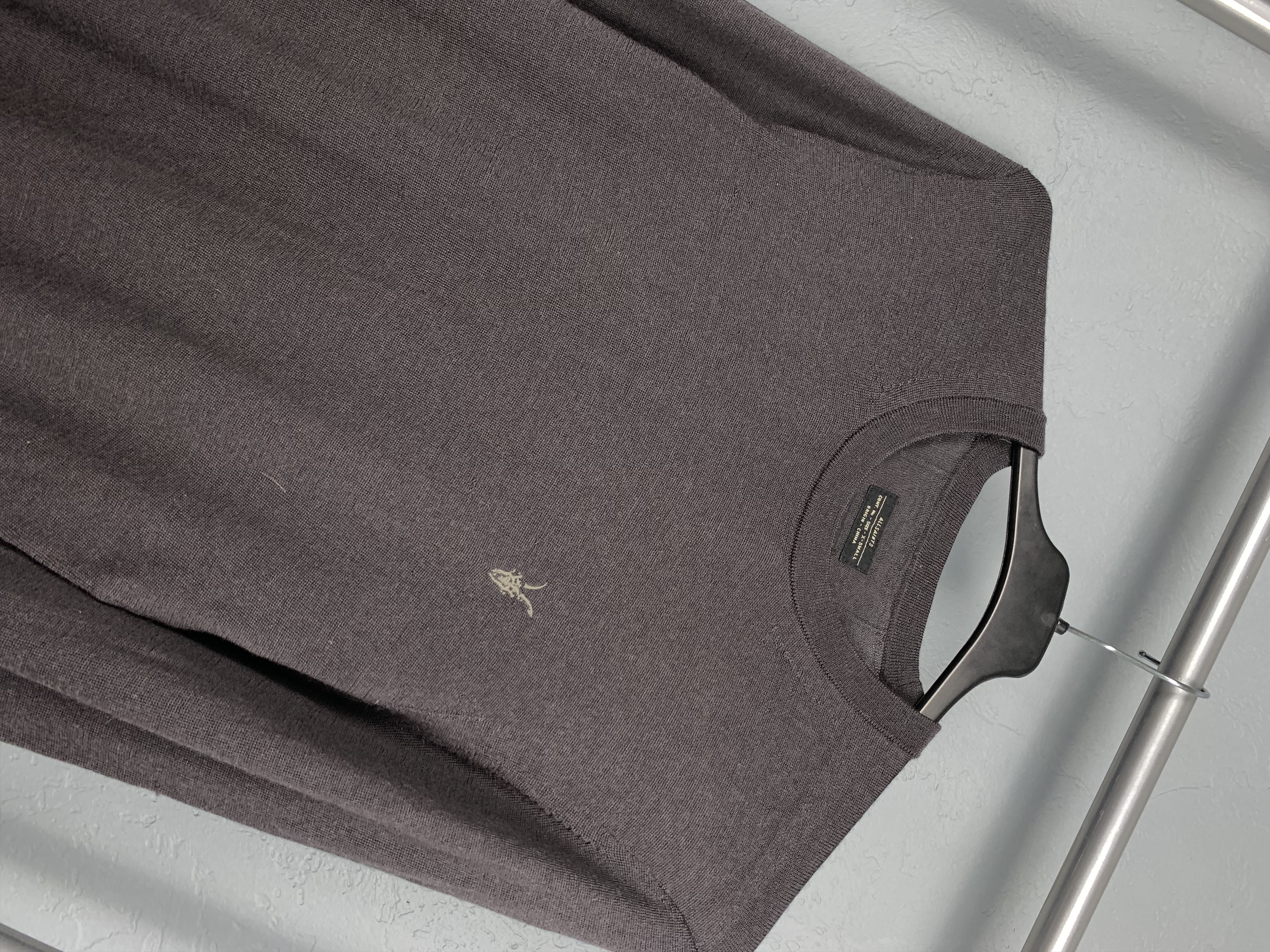 Allsaints AllSaints Mens Mode Merino Crew Neck Wool Knit Sweater Size US S / EU 44-46 / 1 - 2 Thumbnail