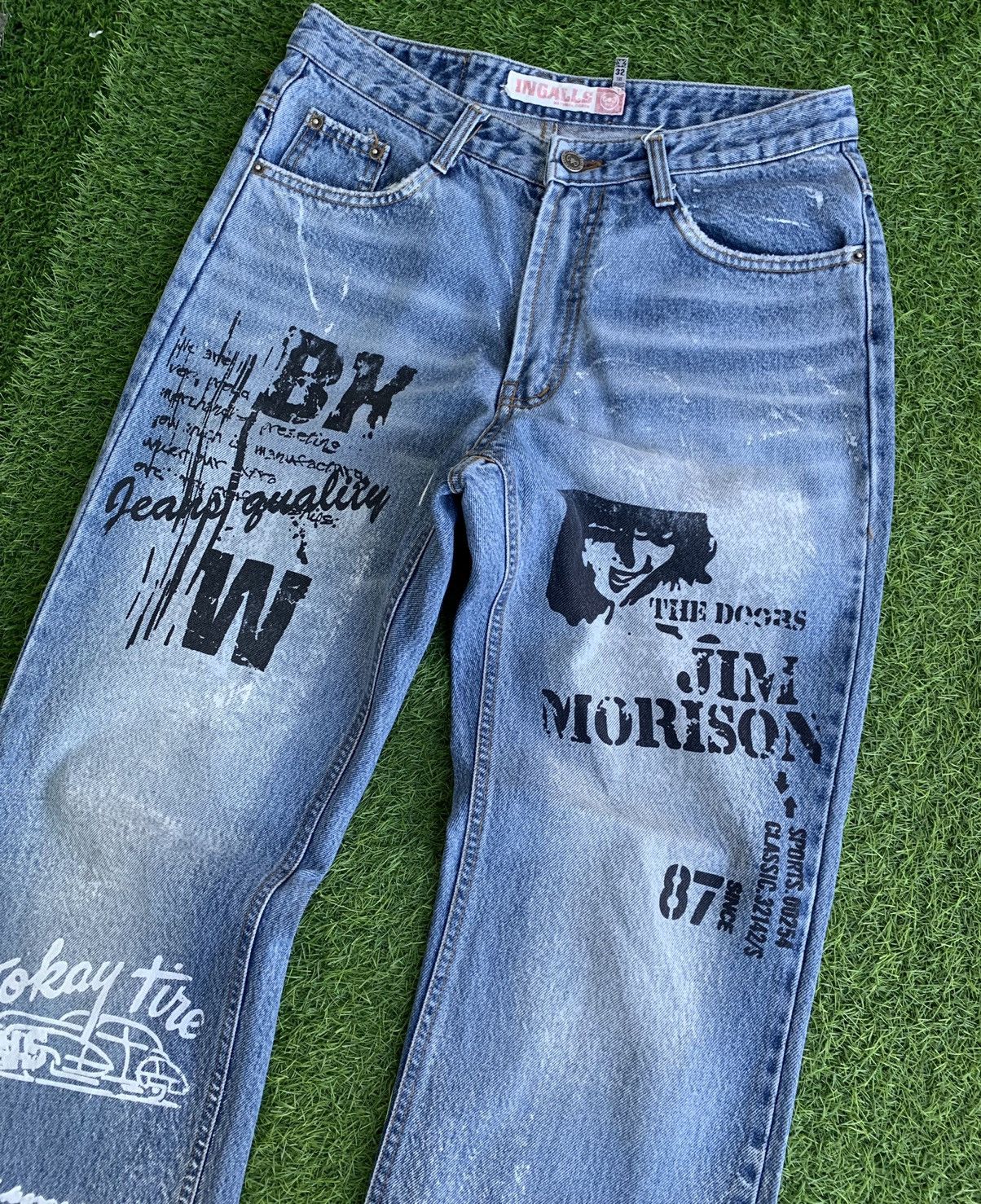 Band Tees Japanese Brand Ingalls The Doors Jim Morison Size US 32 / EU 48 - 9 Thumbnail