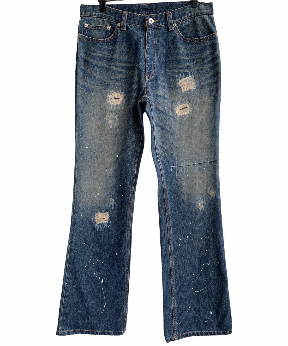 Japanese Brand Japanese Brand Modern Lovers splattered Paint Flares Size US 30 / EU 46 - 1 Thumbnail