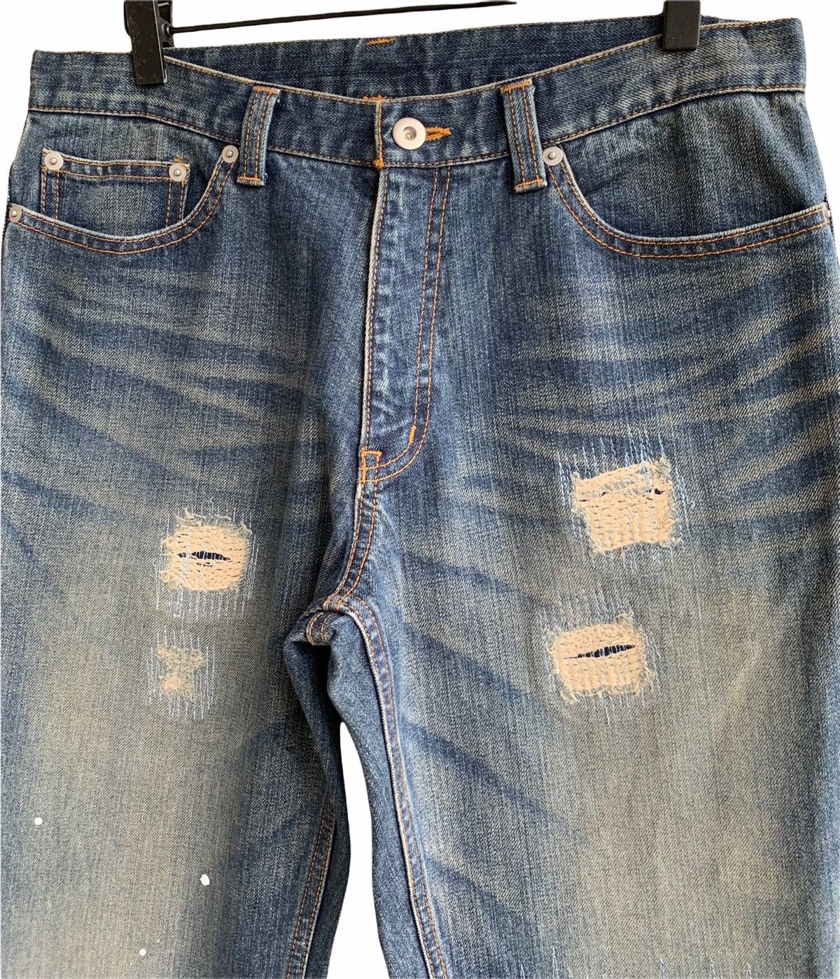 Japanese Brand Japanese Brand Modern Lovers splattered Paint Flares Size US 30 / EU 46 - 3 Thumbnail