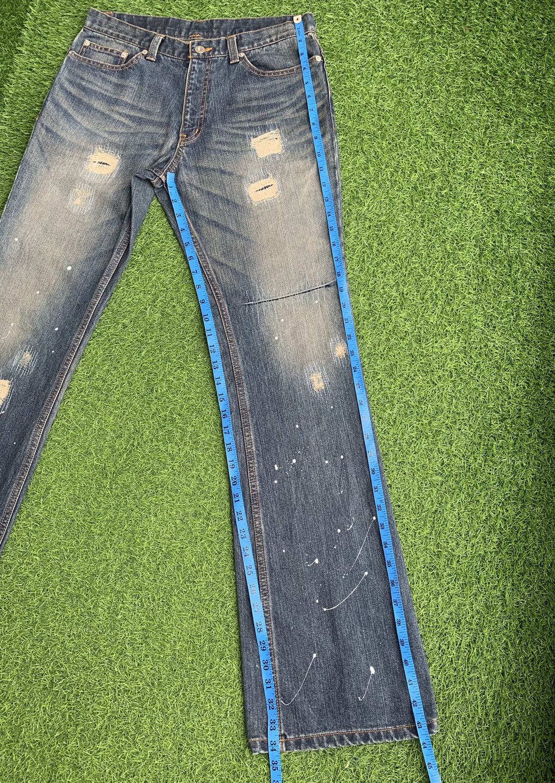 Japanese Brand Japanese Brand Modern Lovers splattered Paint Flares Size US 30 / EU 46 - 15 Thumbnail