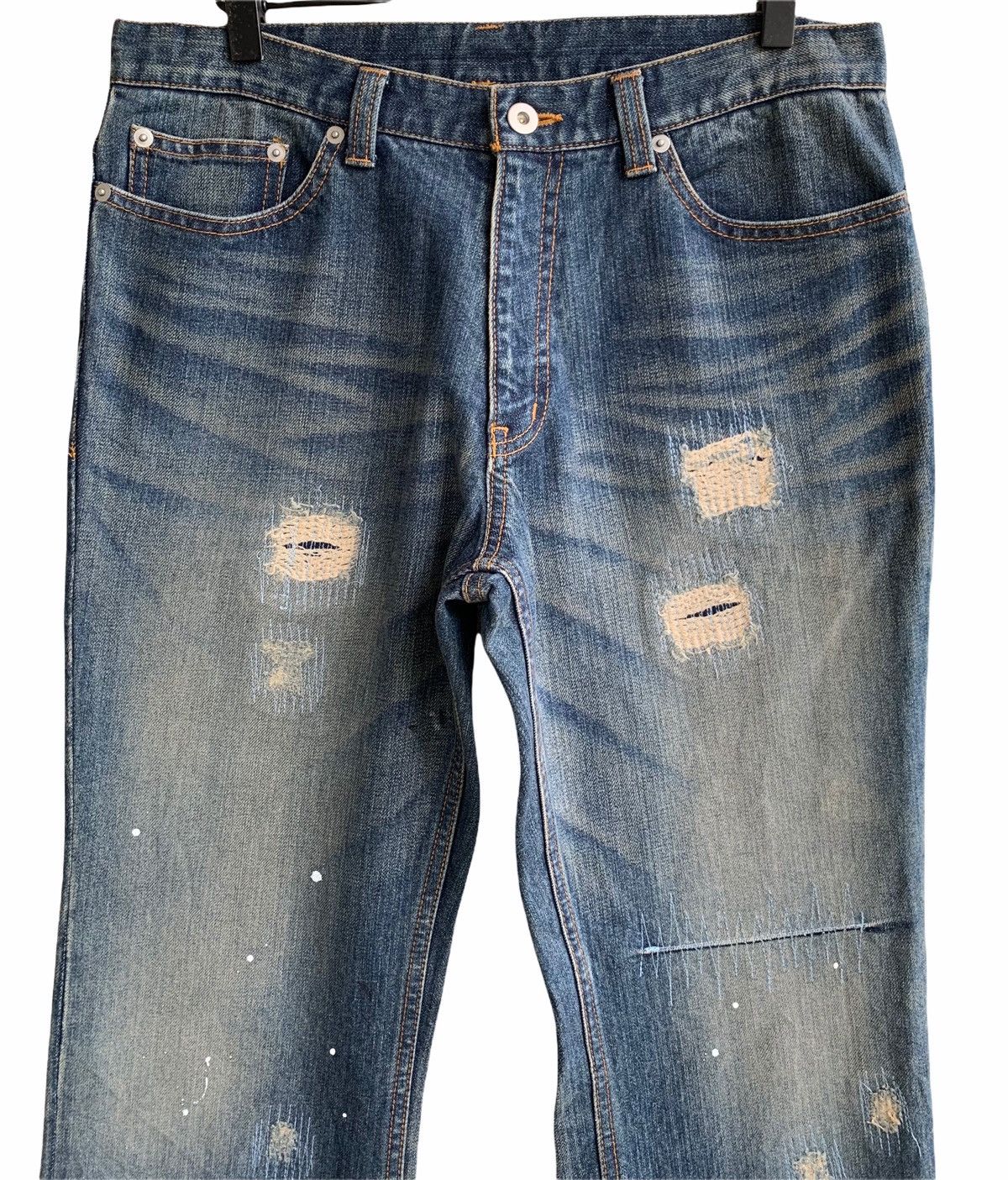 Japanese Brand Japanese Brand Modern Lovers splattered Paint Flares Size US 30 / EU 46 - 5 Thumbnail