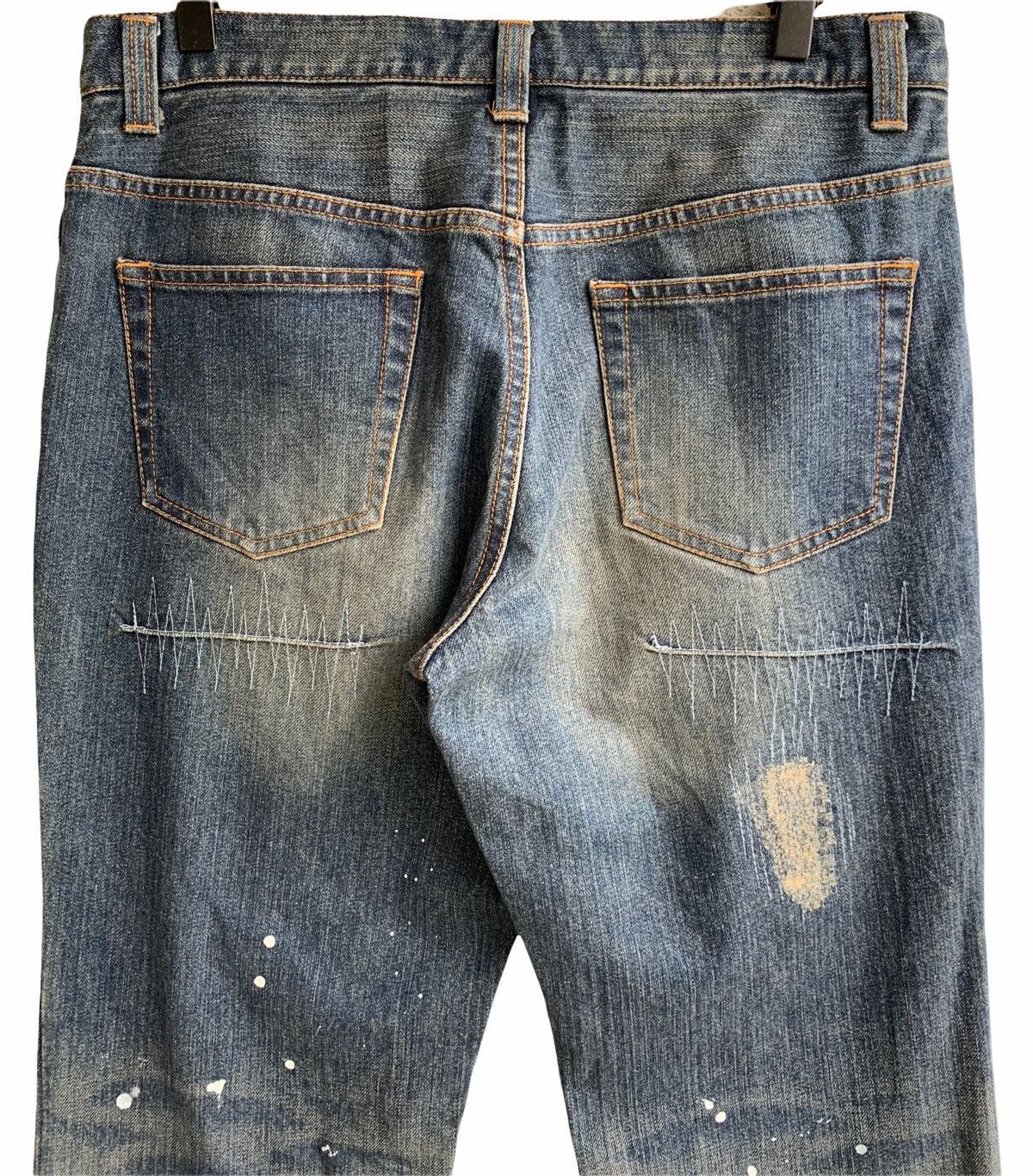 Japanese Brand Japanese Brand Modern Lovers splattered Paint Flares Size US 30 / EU 46 - 6 Thumbnail