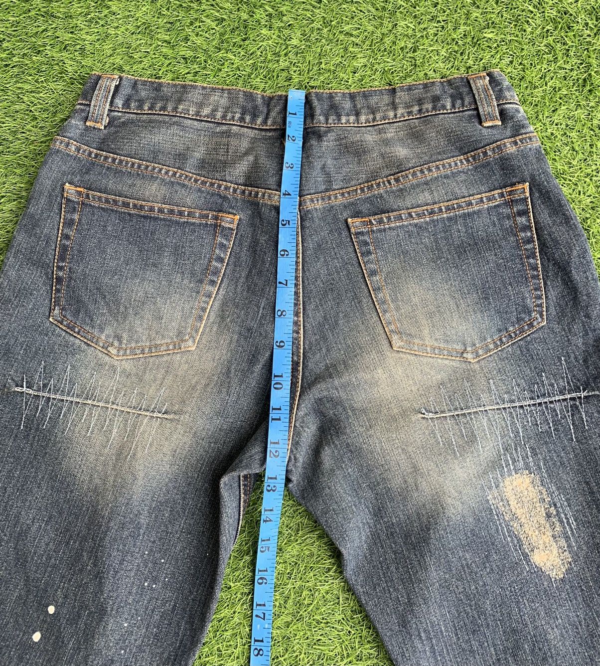 Japanese Brand Japanese Brand Modern Lovers splattered Paint Flares Size US 30 / EU 46 - 16 Thumbnail