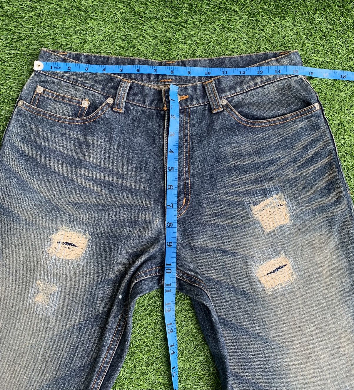 Japanese Brand Japanese Brand Modern Lovers splattered Paint Flares Size US 30 / EU 46 - 13 Thumbnail