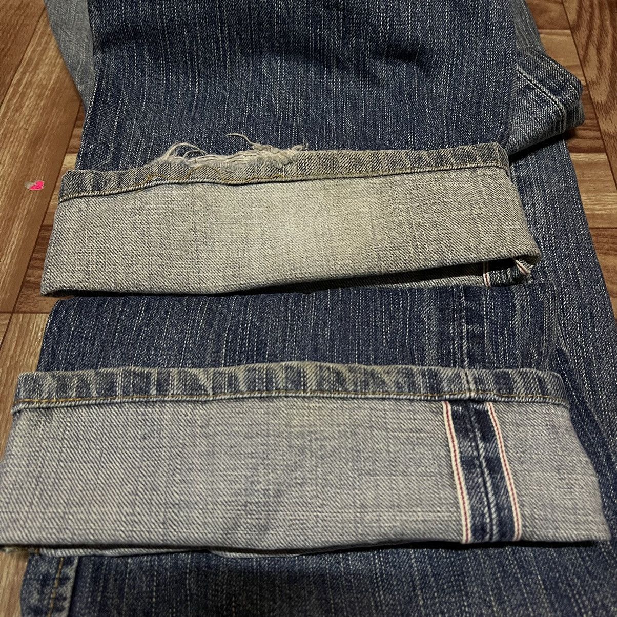Edwin Edwin 505 selvedge jeans distressed Size US 31 - 10 Thumbnail