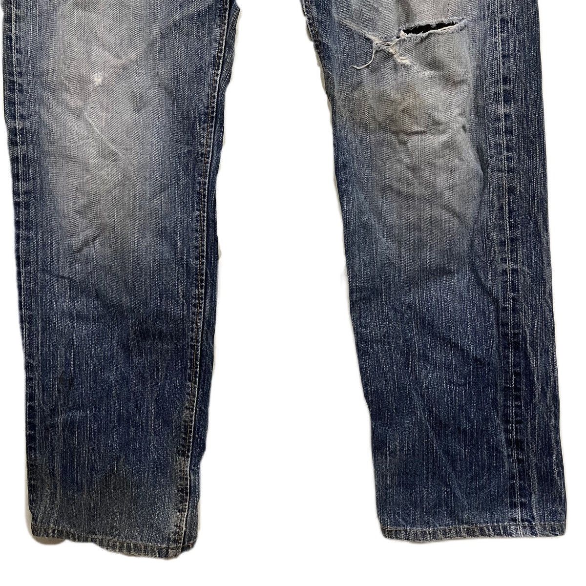 Edwin Edwin 505 selvedge jeans distressed Size US 31 - 5 Thumbnail