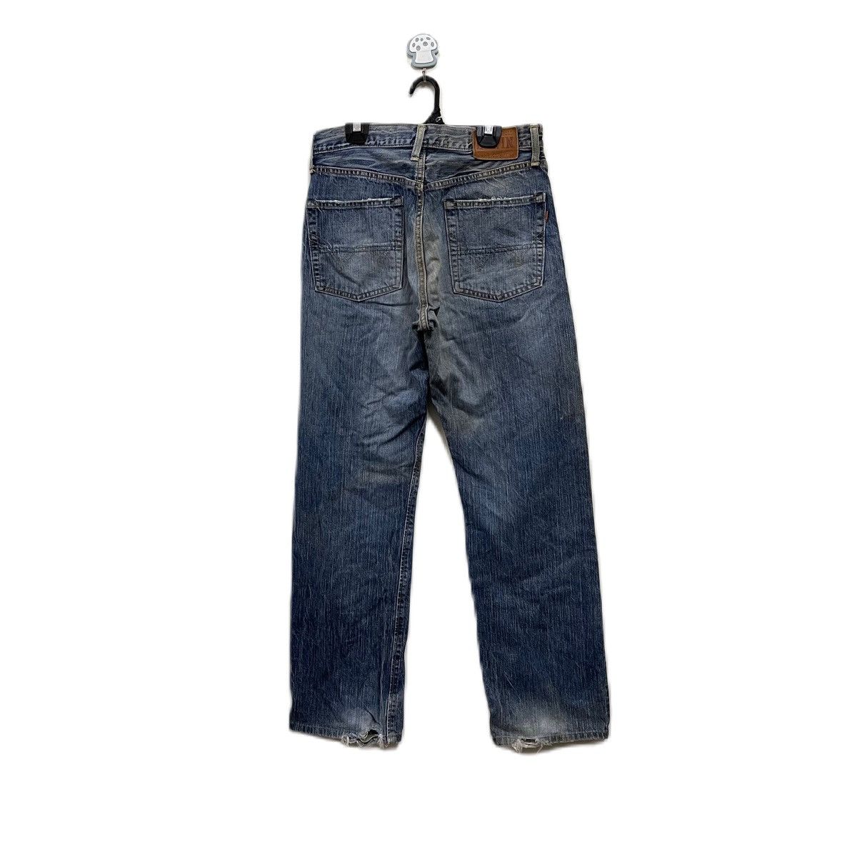Edwin Edwin 505 selvedge jeans distressed Size US 31 - 1 Thumbnail