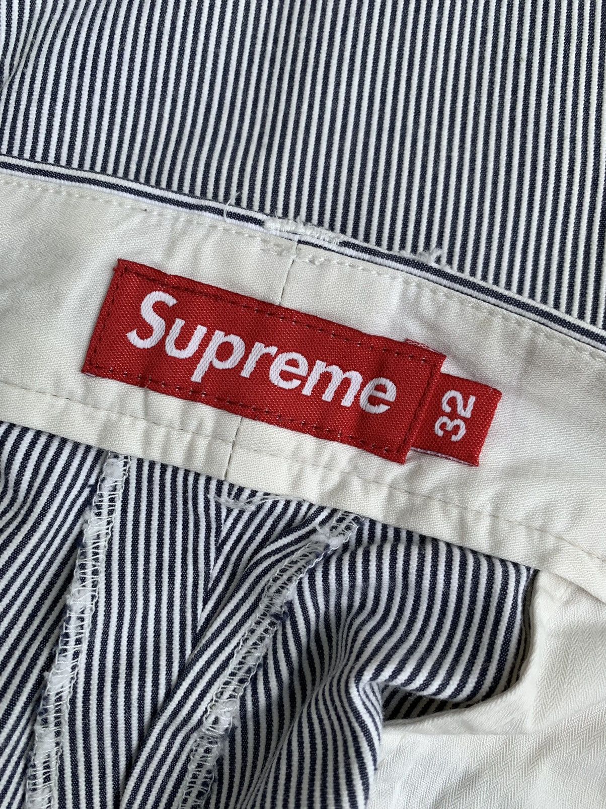 Supreme Vintage Hickory Strike Supreme Pants Size US 33 - 9 Thumbnail
