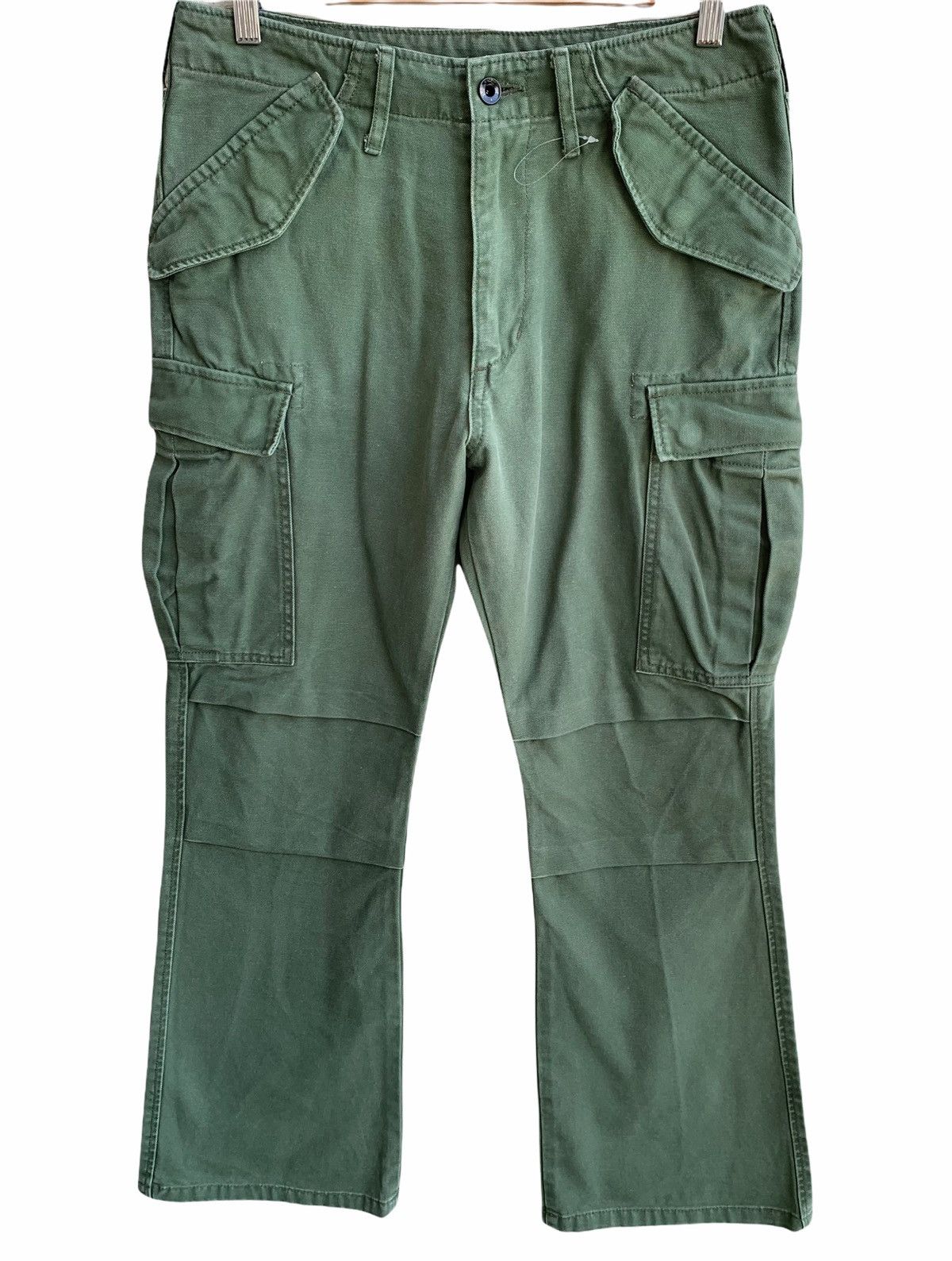 Japanese Brand Japanese Brand Battalion 6 pocket Cargo Pants Flares Size US 30 / EU 46 - 5 Thumbnail