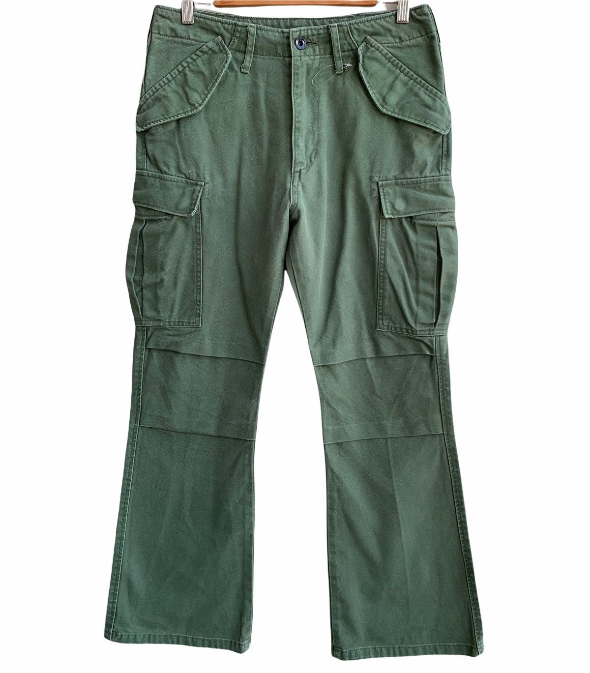 Japanese Brand Japanese Brand Battalion 6 pocket Cargo Pants Flares Size US 30 / EU 46 - 1 Thumbnail