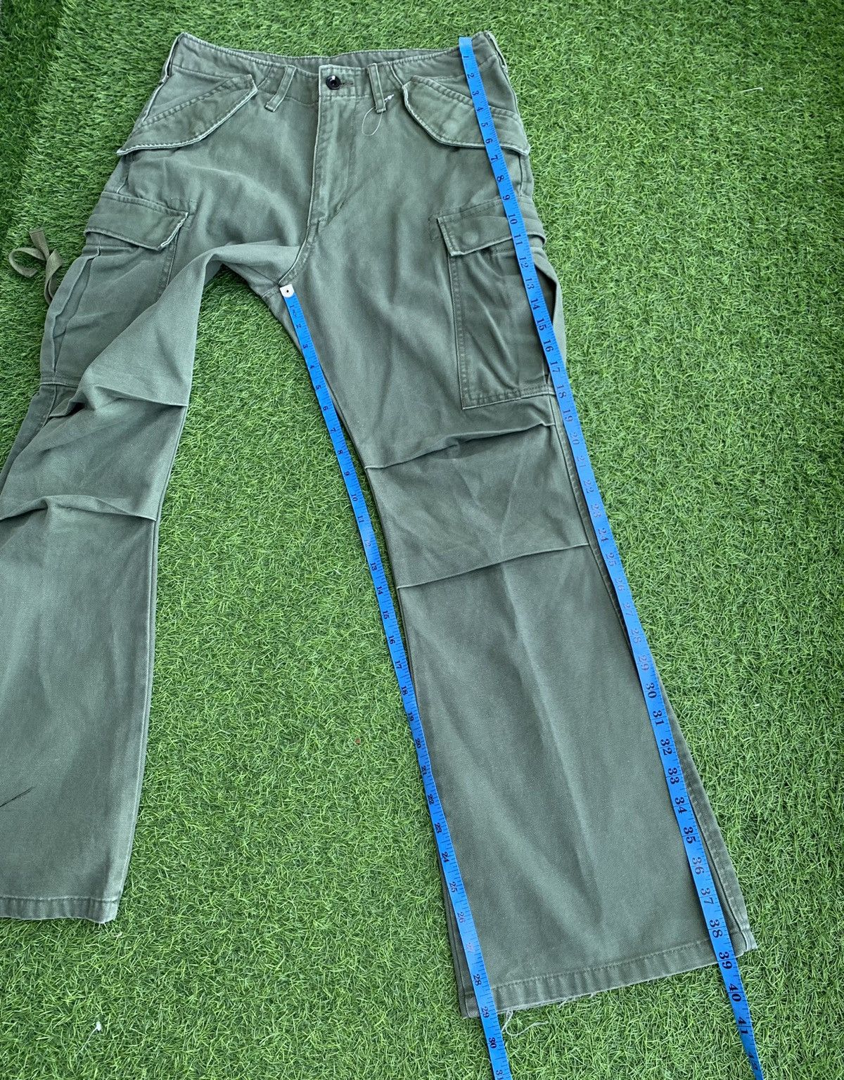 Japanese Brand Japanese Brand Battalion 6 pocket Cargo Pants Flares Size US 30 / EU 46 - 19 Thumbnail