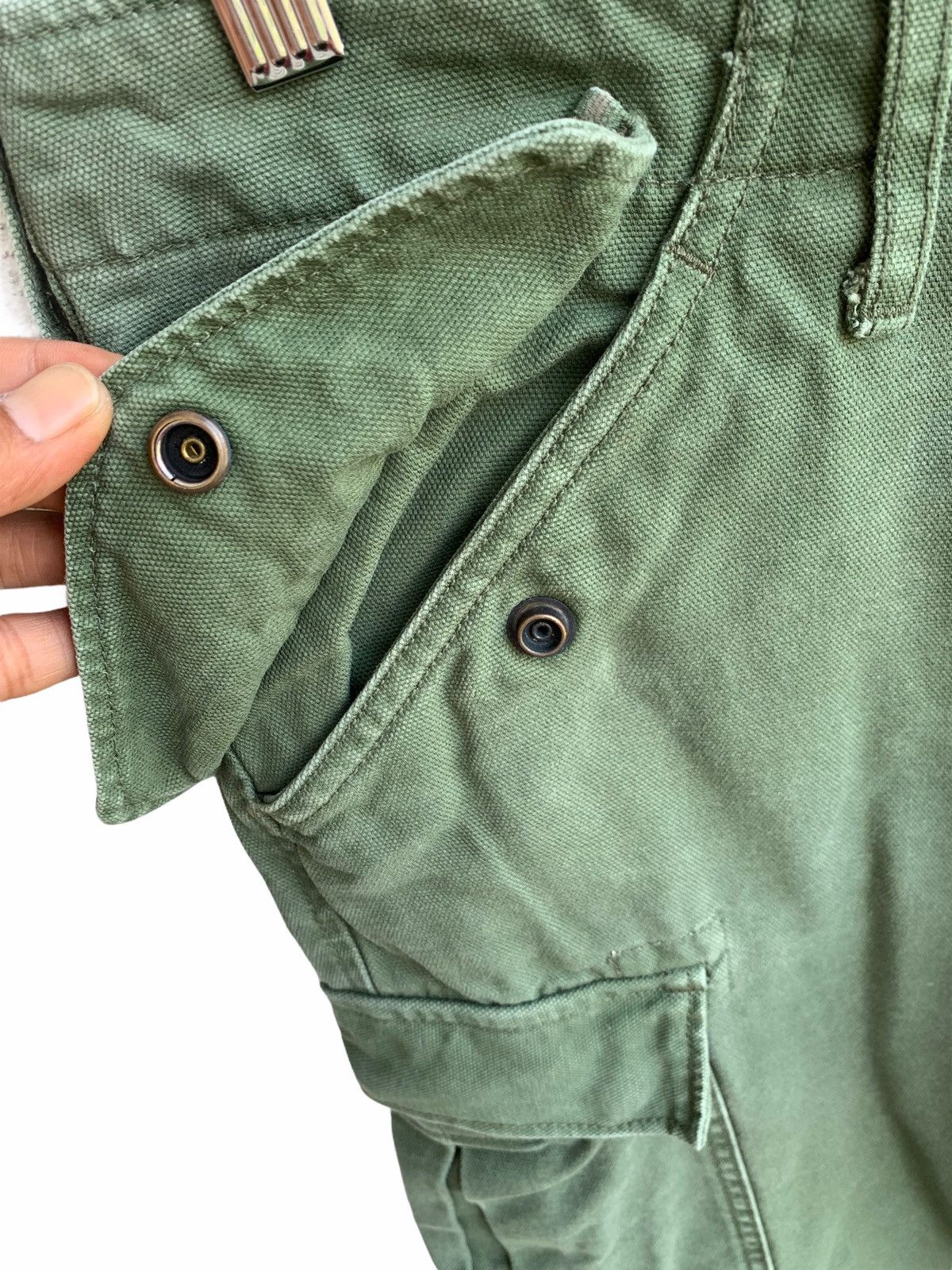 Japanese Brand Japanese Brand Battalion 6 pocket Cargo Pants Flares Size US 30 / EU 46 - 9 Thumbnail