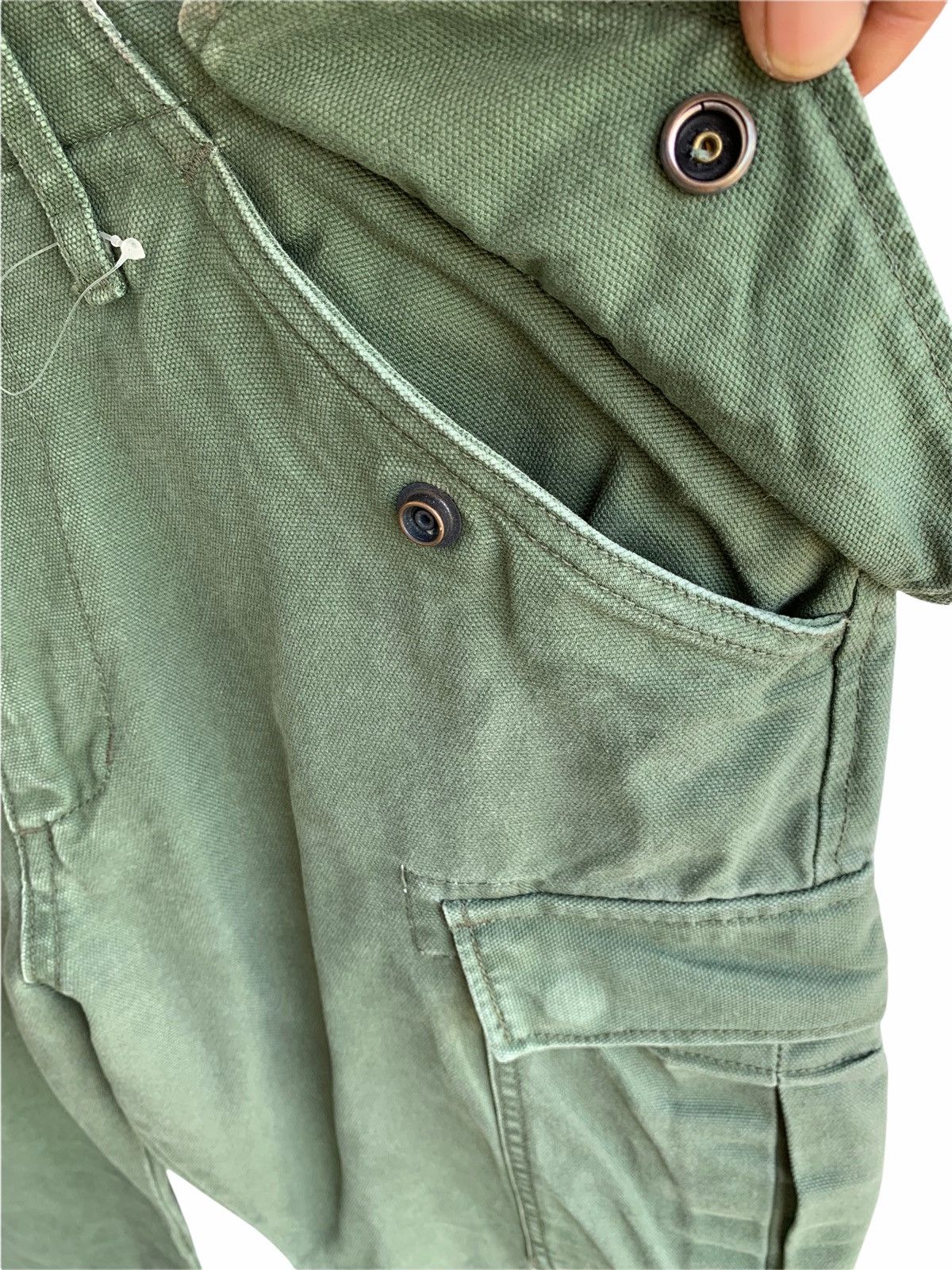 Japanese Brand Japanese Brand Battalion 6 pocket Cargo Pants Flares Size US 30 / EU 46 - 10 Thumbnail