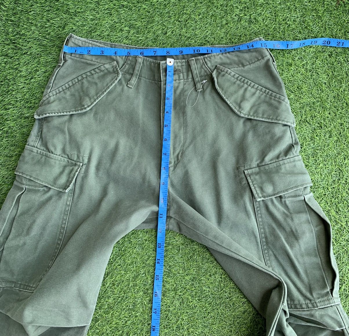 Japanese Brand Japanese Brand Battalion 6 pocket Cargo Pants Flares Size US 30 / EU 46 - 16 Thumbnail