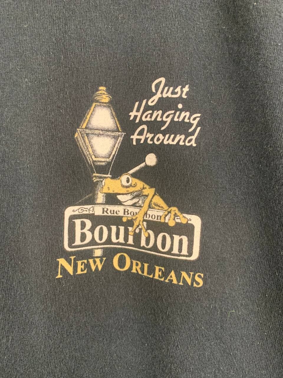 Vintage Vtg Bourbon Street New Orleans Frog Graphic Tee Size US XL / EU 56 / 4 - 4 Thumbnail