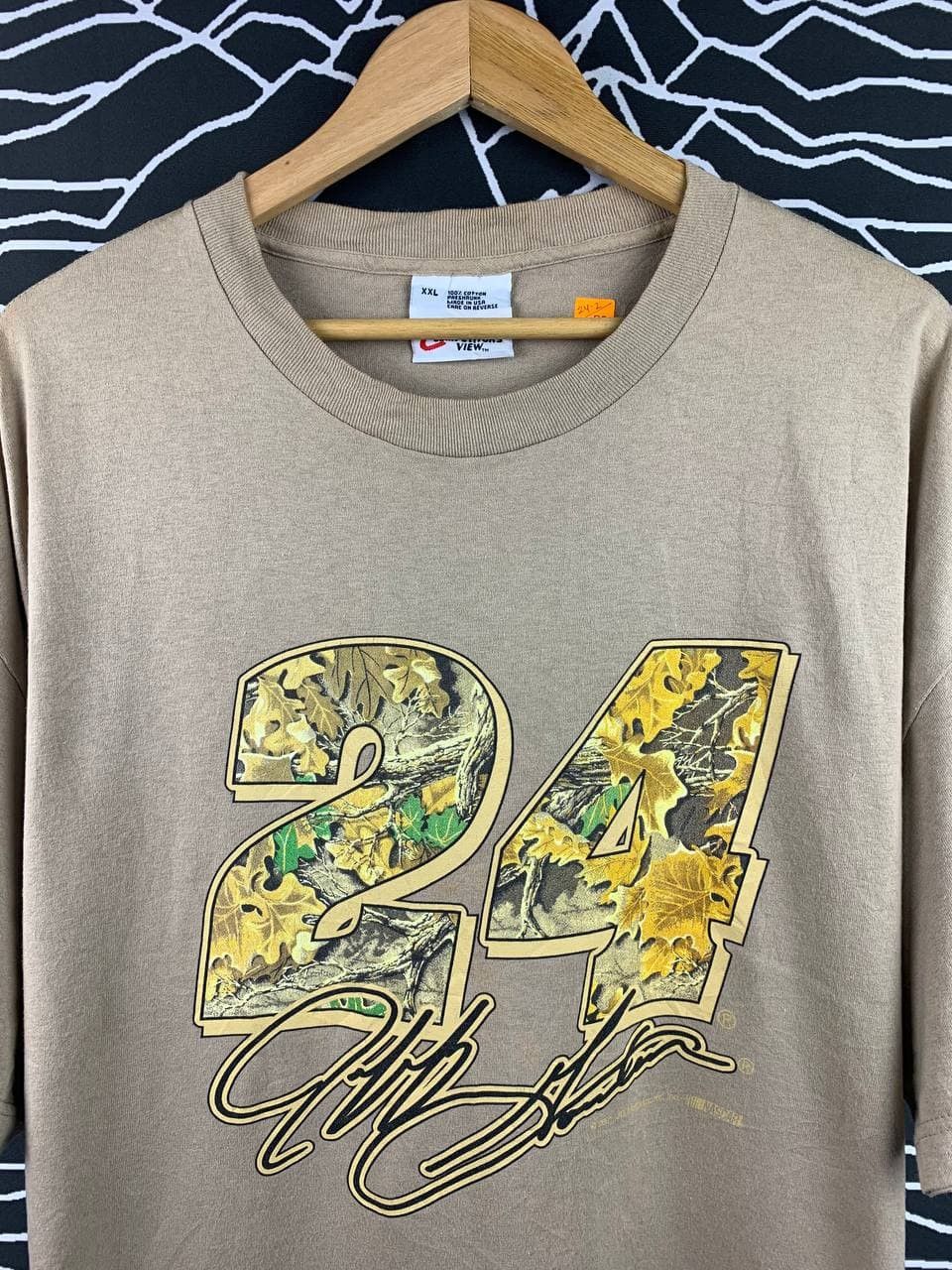 NASCAR Vtg Jeff Gordon NASCAR Real Tree Camo Logo Tee Size US XL / EU 56 / 4 - 2 Thumbnail