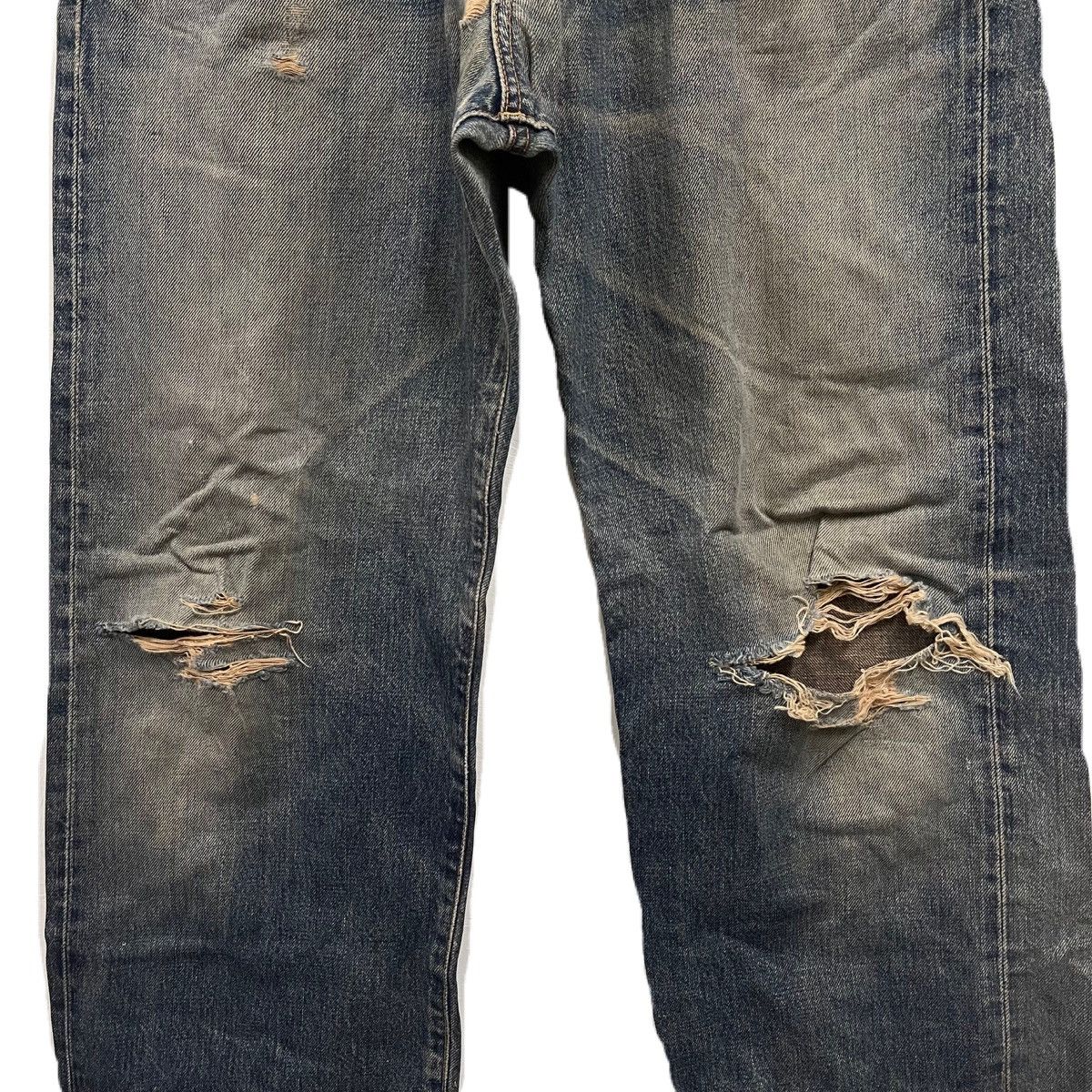 Edwin Edwin 505 selvedge jeans distressed Size US 33 - 4 Thumbnail