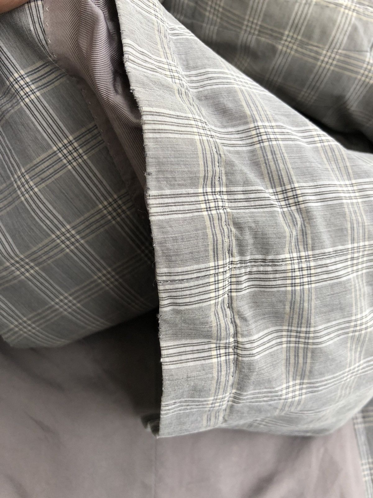 Dries Van Noten Vintage Dries Van Noten Grey Plaid Blazer Coat Size US XS / EU 42 / 0 - 16 Thumbnail