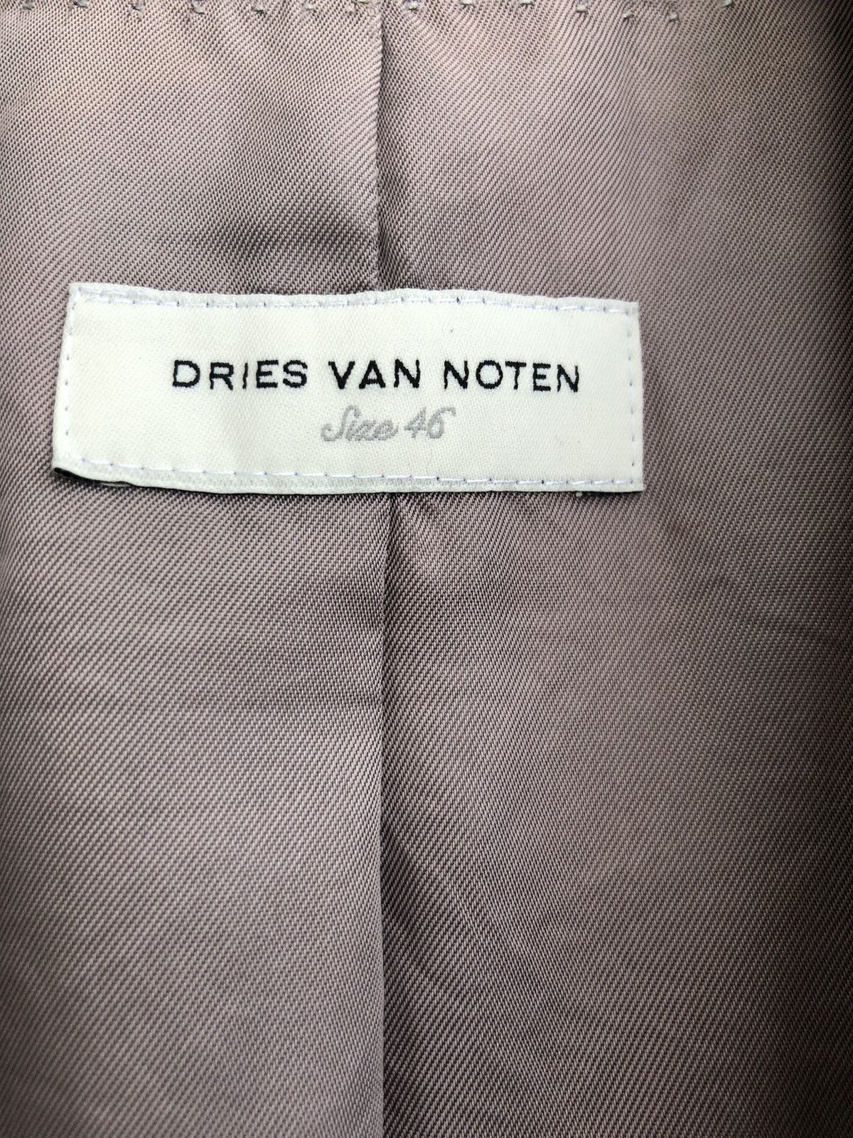 Dries Van Noten Vintage Dries Van Noten Grey Plaid Blazer Coat Size US XS / EU 42 / 0 - 20 Thumbnail