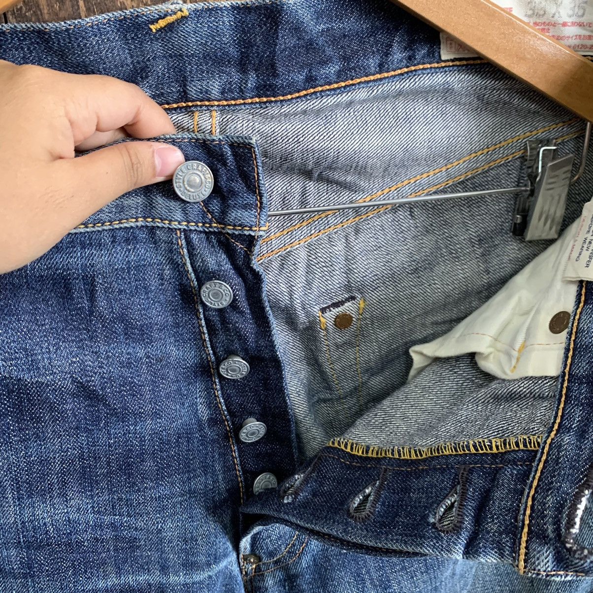 Evisu Evisu Daicock Selvedge Distressed Denim Jeans Size US 34 / EU 50 - 6 Thumbnail