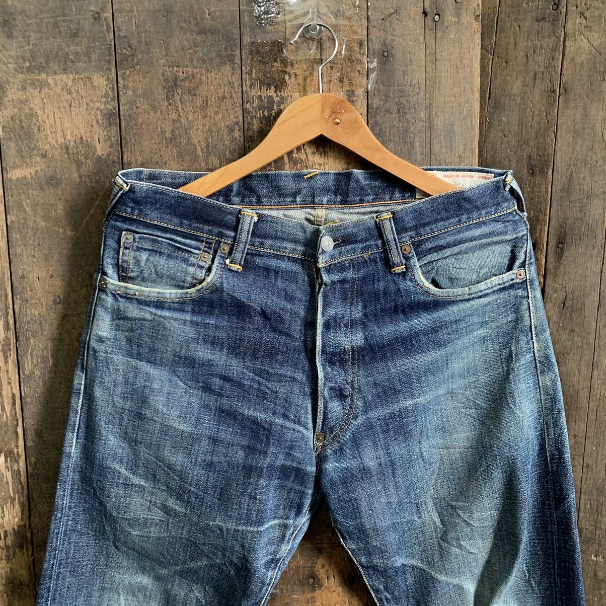 Evisu Evisu Daicock Selvedge Distressed Denim Jeans Size US 34 / EU 50 - 4 Thumbnail