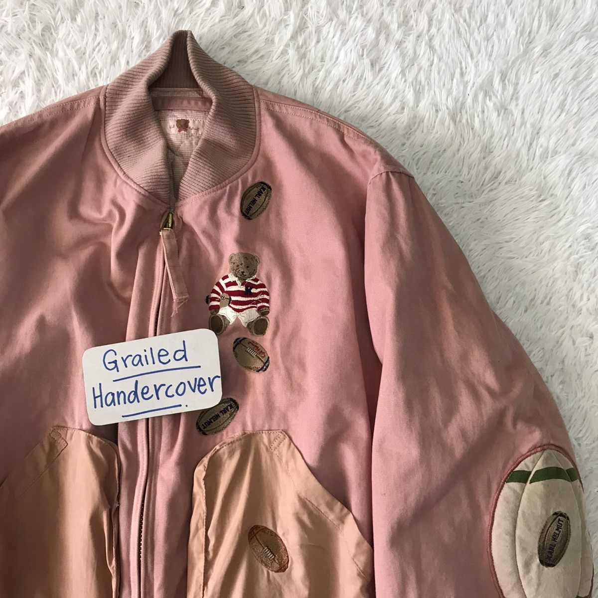 Karl Helmut Rare Karl Helmut Bear Bomber Jacket Size US M / EU 48-50 / 2 - 5 Thumbnail
